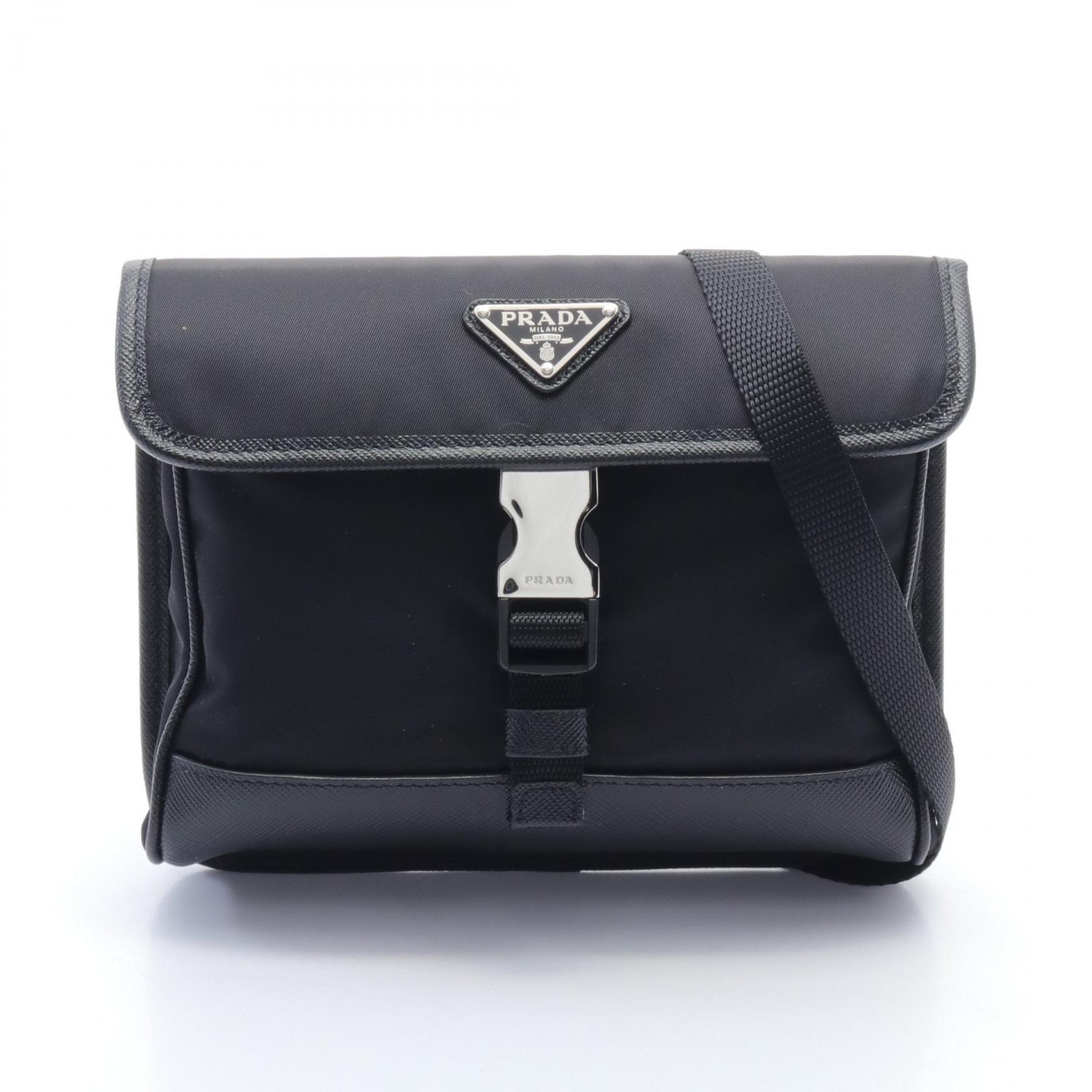 PRADA　ショルダーバッグ　ナイロン ブラック 2VH053 TES+SAF 楽天市場】PRADA プラダ ななめがけショルダー バッグ ナイロン