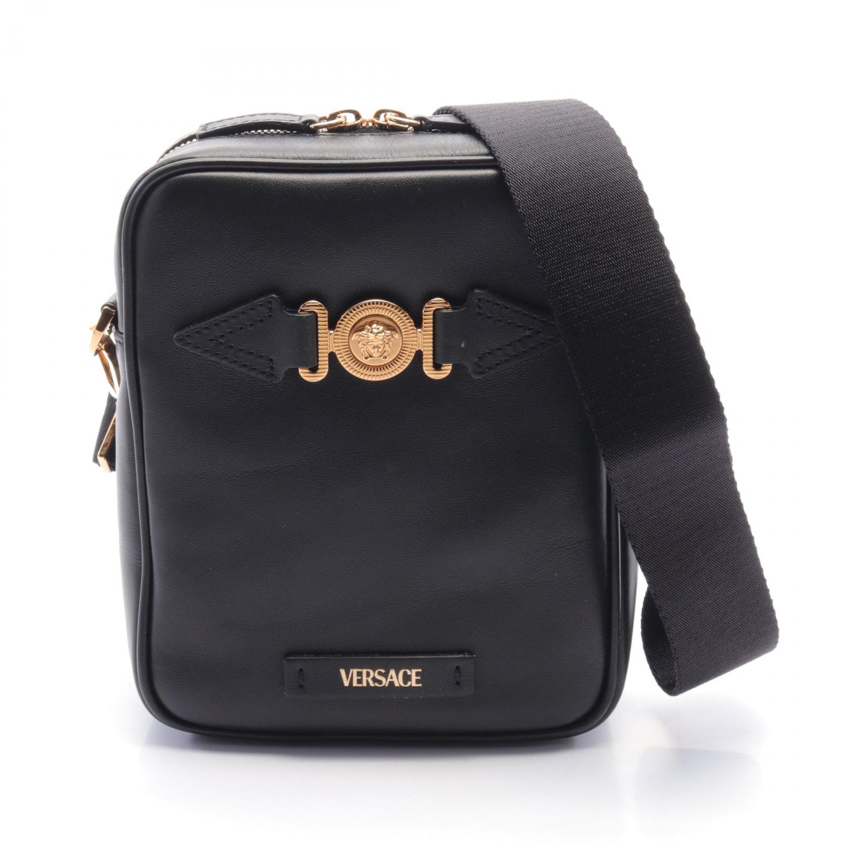 【美品】VERSACE ヴェルサーチ ショルダーバッグ メデューサスタッズ ヴェルサーチ ショルダーバッグ メデューサ VERSACE 1014245