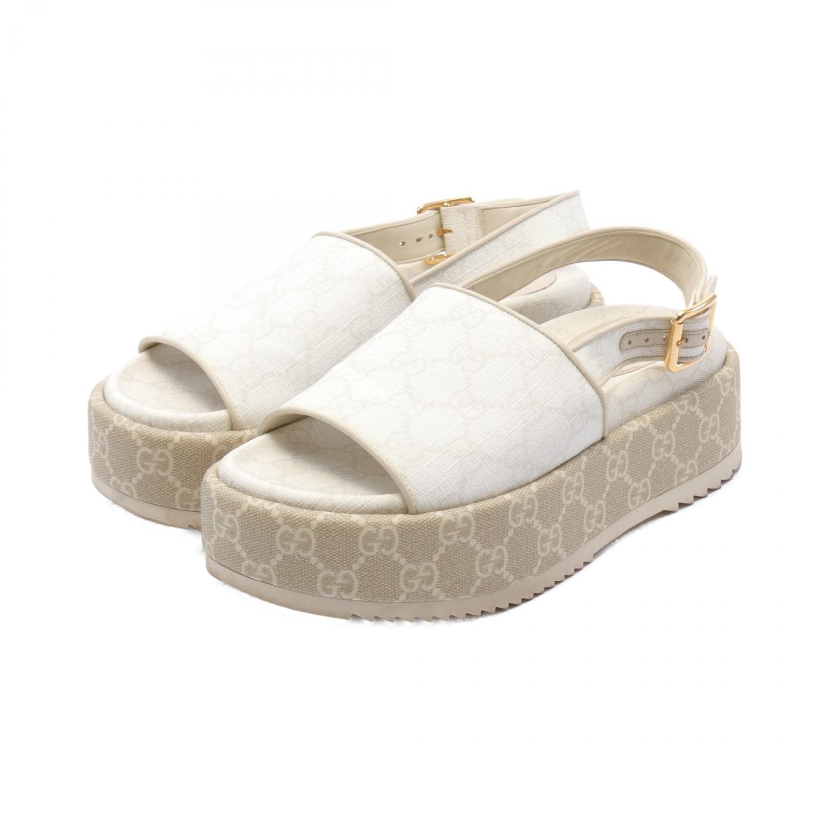グッチ GUCCI 厚底サンダル GG柄 725535 26センチ レア商品！◇GUCCI◇グッチ アディダス 厚底サンダル 25cm