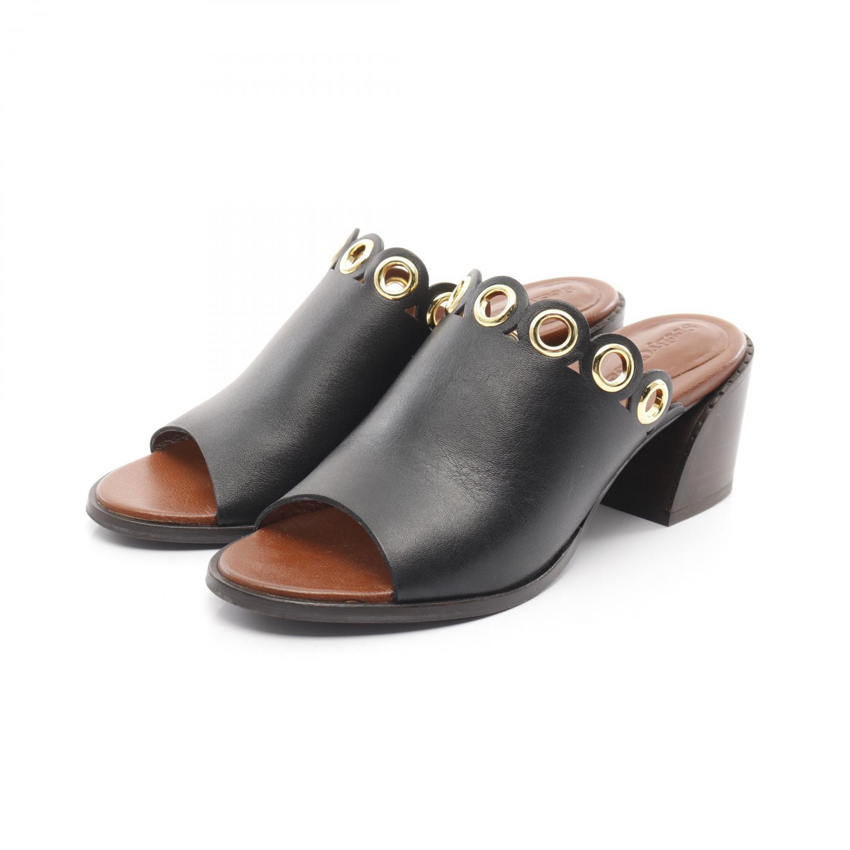 楽天市場】シャネル CHANEL ココマーク サボ ミュール 靴 レザー  