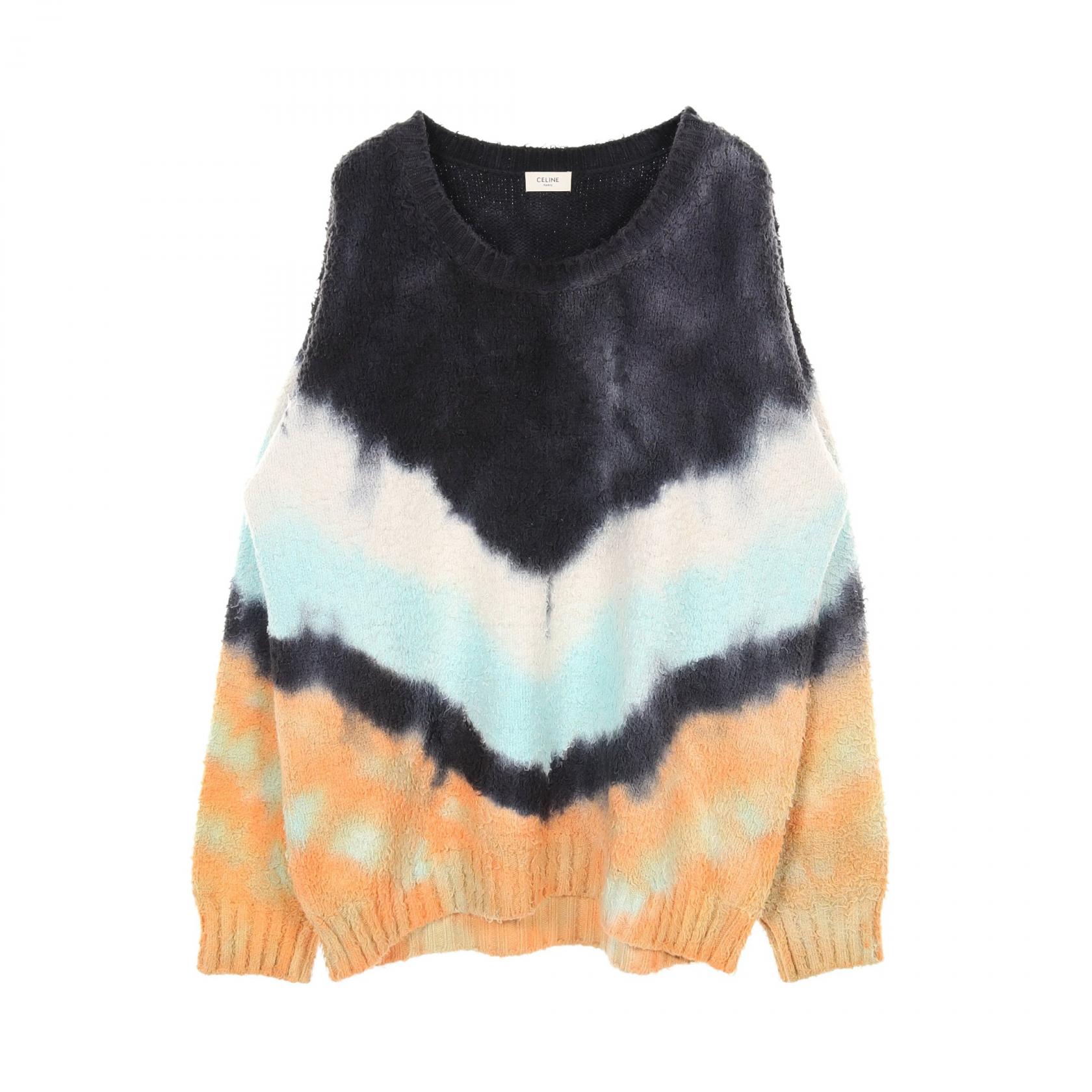 Celine バイカラートップス org.jpg