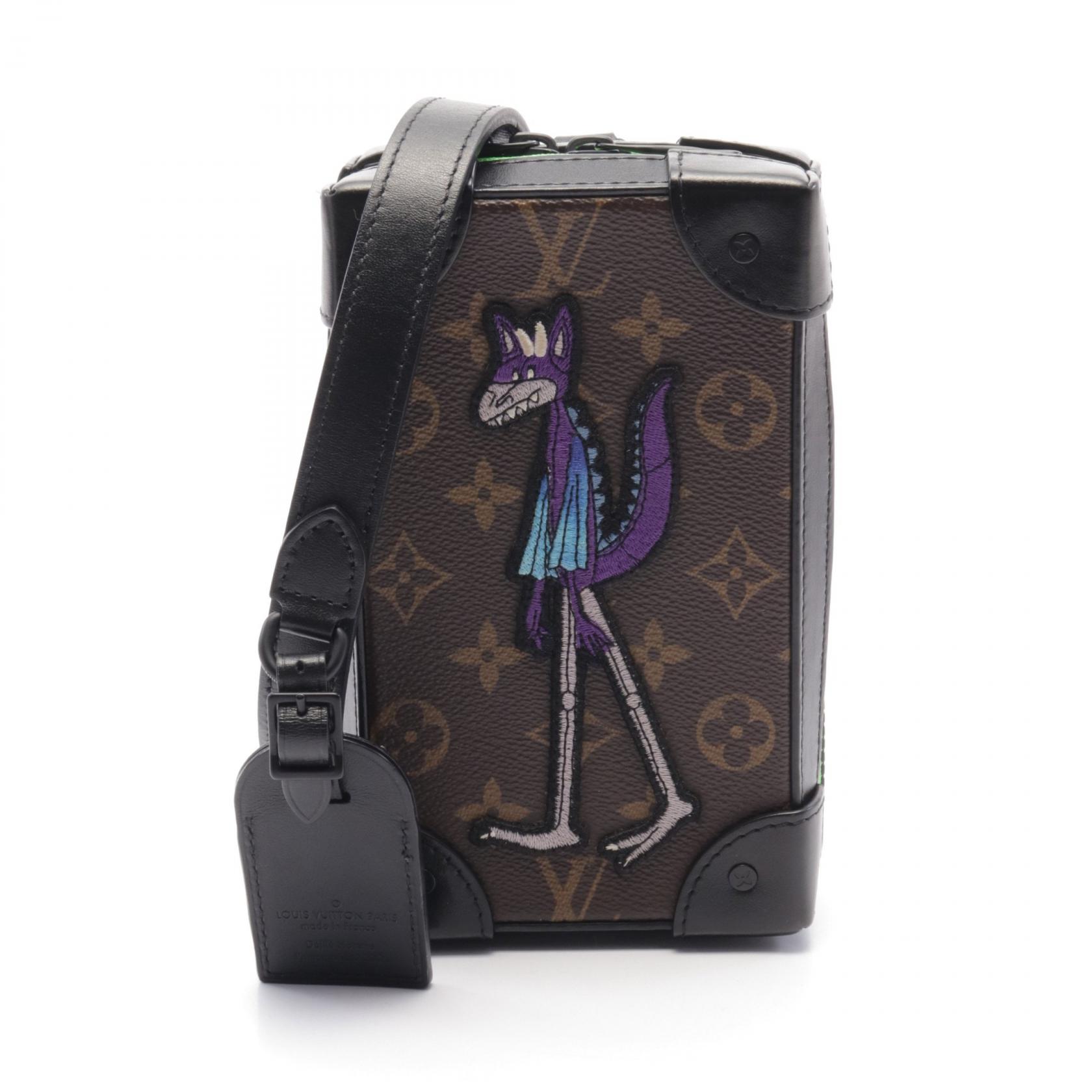 LOUIS VUITTON ショルダーバッグ 箱付き 極美品 LOUIS VUITTON ルイヴィトン ソフトトランク ショルダーバッグ