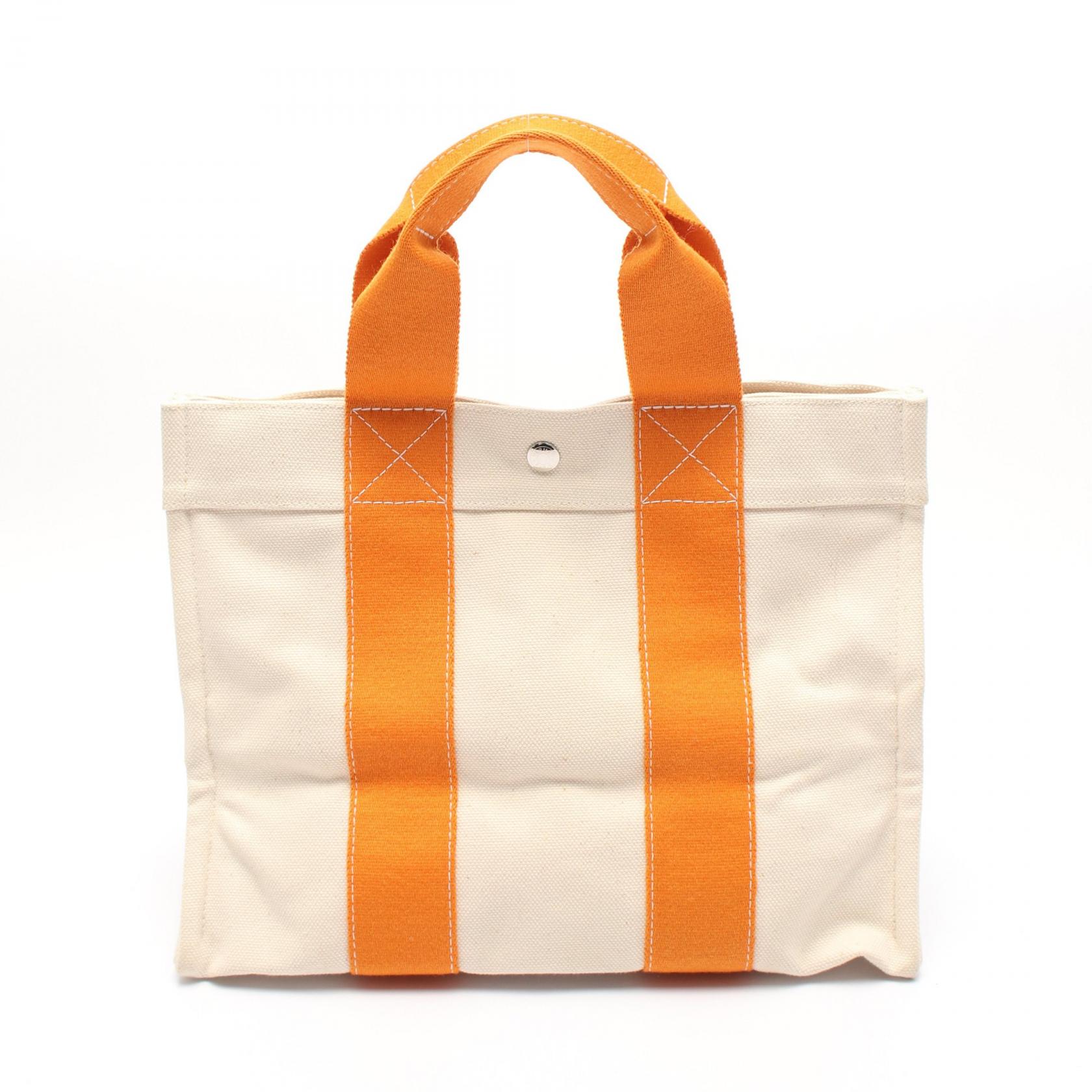 エルメス　HERMES ボラボラPM HERMES エルメス ボラボラPM トートバッグ グリーン キャンバス