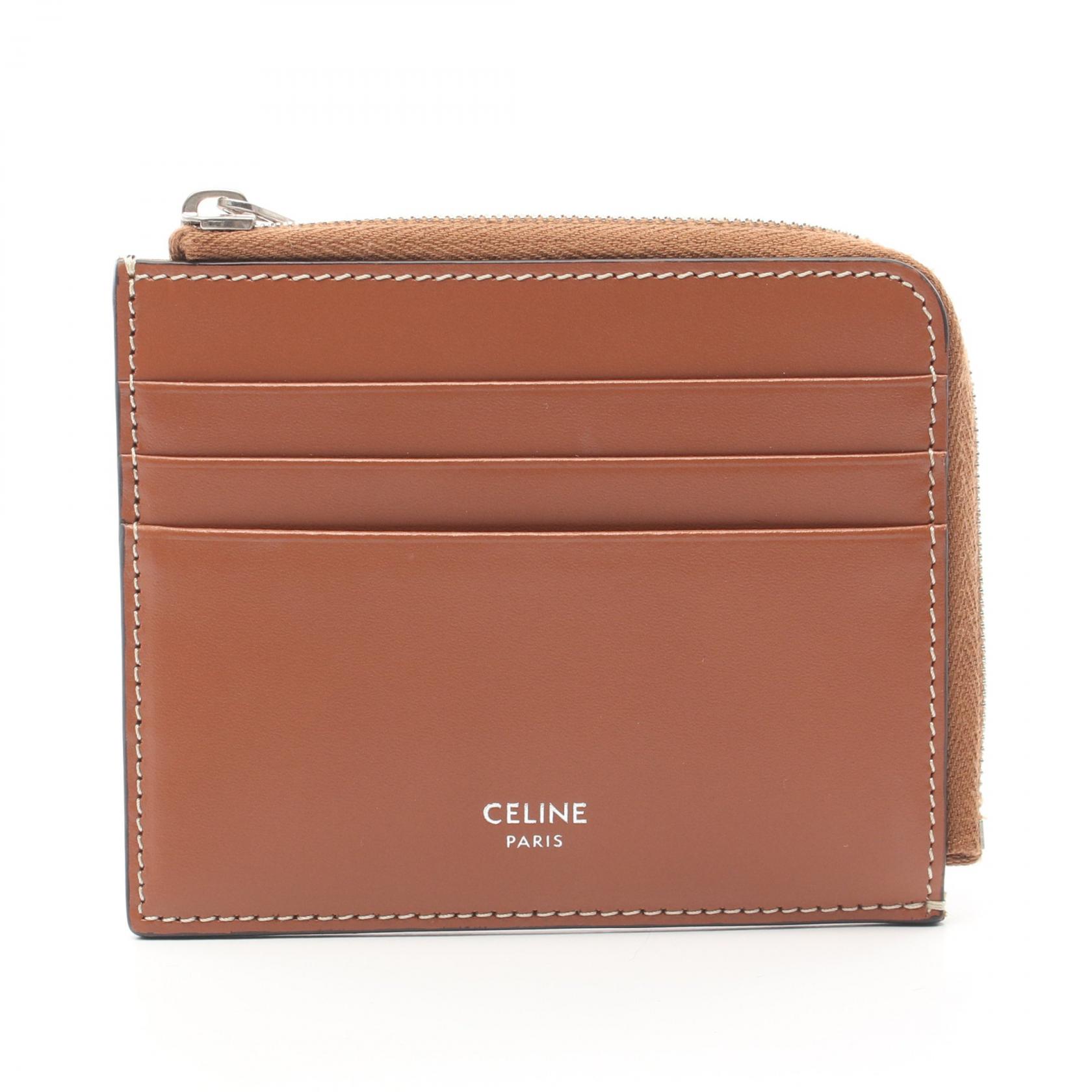 楽天市場】セリーヌ CELINE Zipped Purse カードホルダー付き コイン  