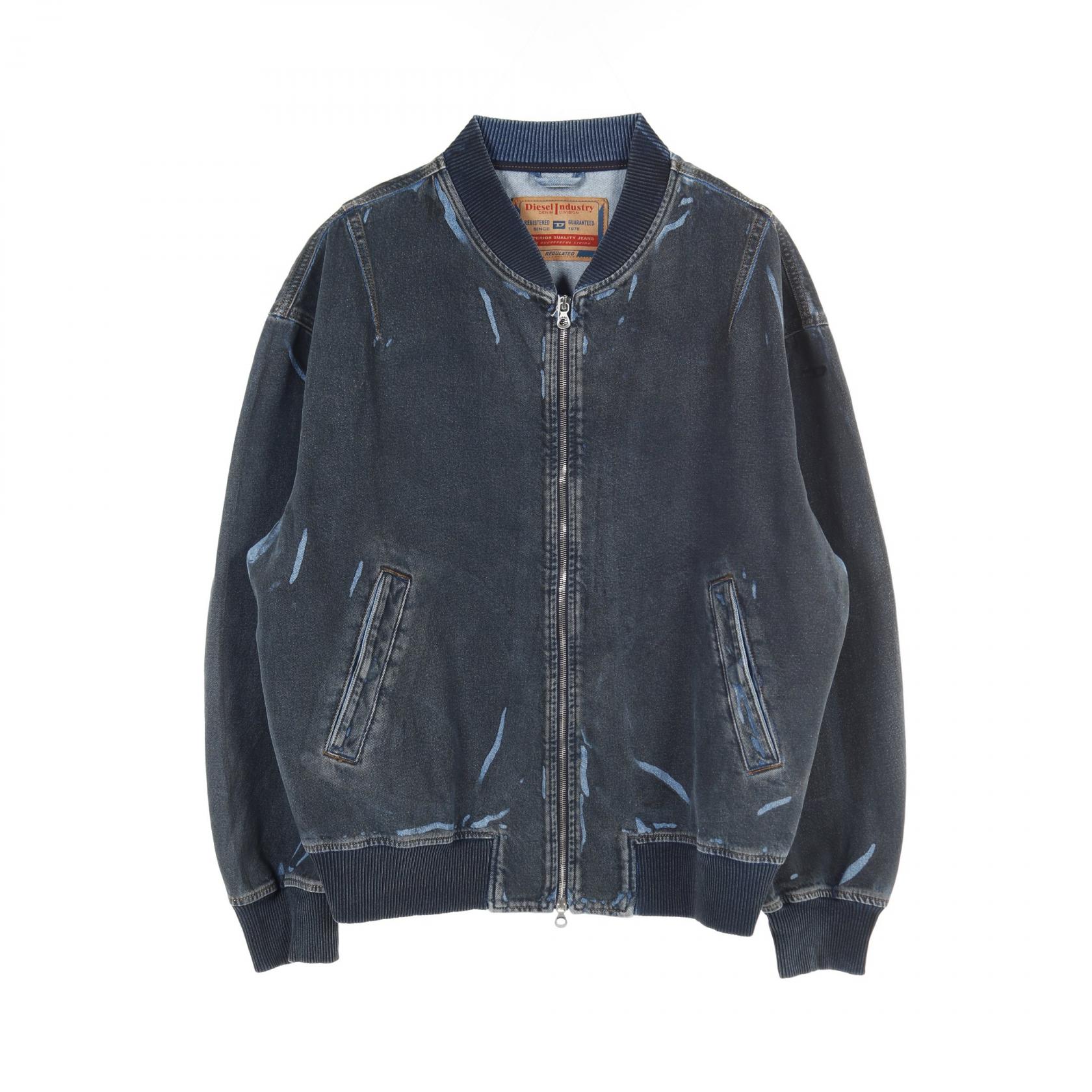 楽天市場】DIESEL ディーゼル D-VINZ Bomber Jacket デニム ボンバー