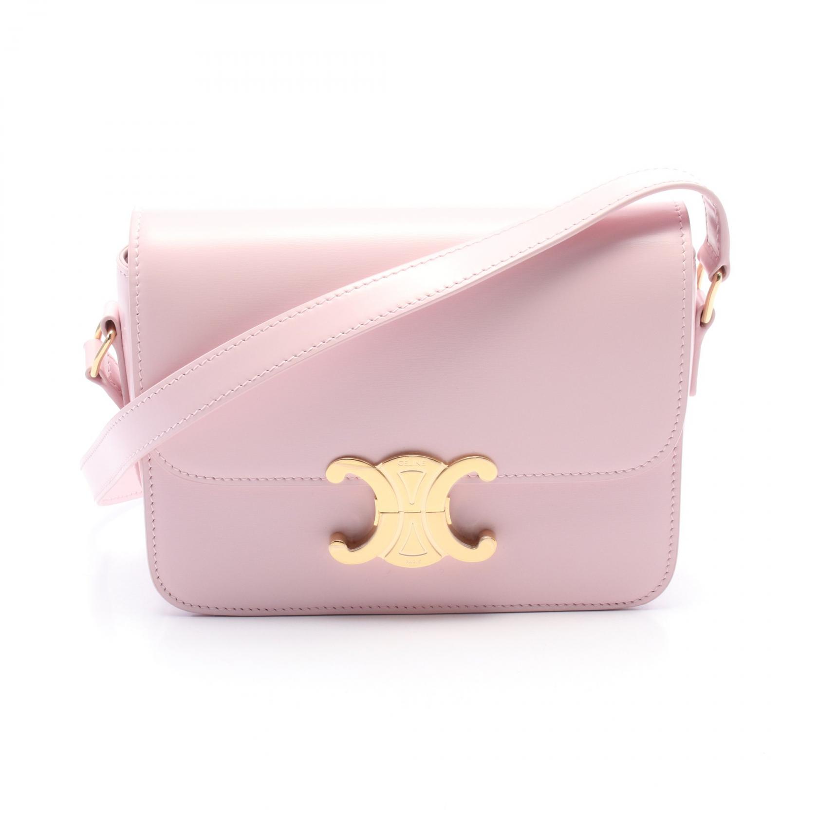 【CELINE】ティーン セリーヌ ルル ハンドバッグ★ピンク セリーヌ“ころんとフォルム”の3WAYバッグ「ルル」パステルピンク