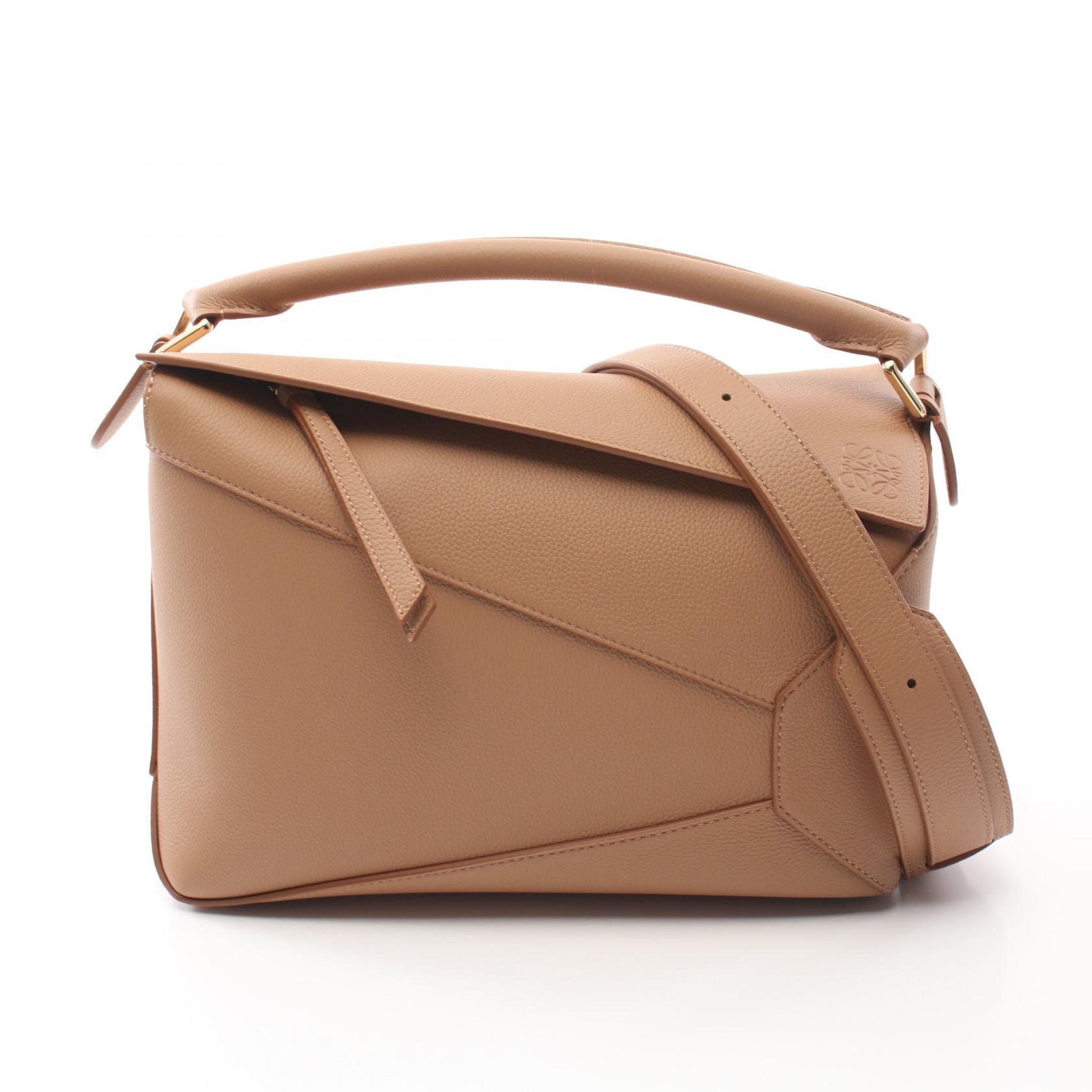 ロエベ LOEWE キュービィバッグ ハンドバッグ ナチュラル/ブラウン 楽天市場】ロエベ LOEWE アナグラム キュービィ ハンドバッグ