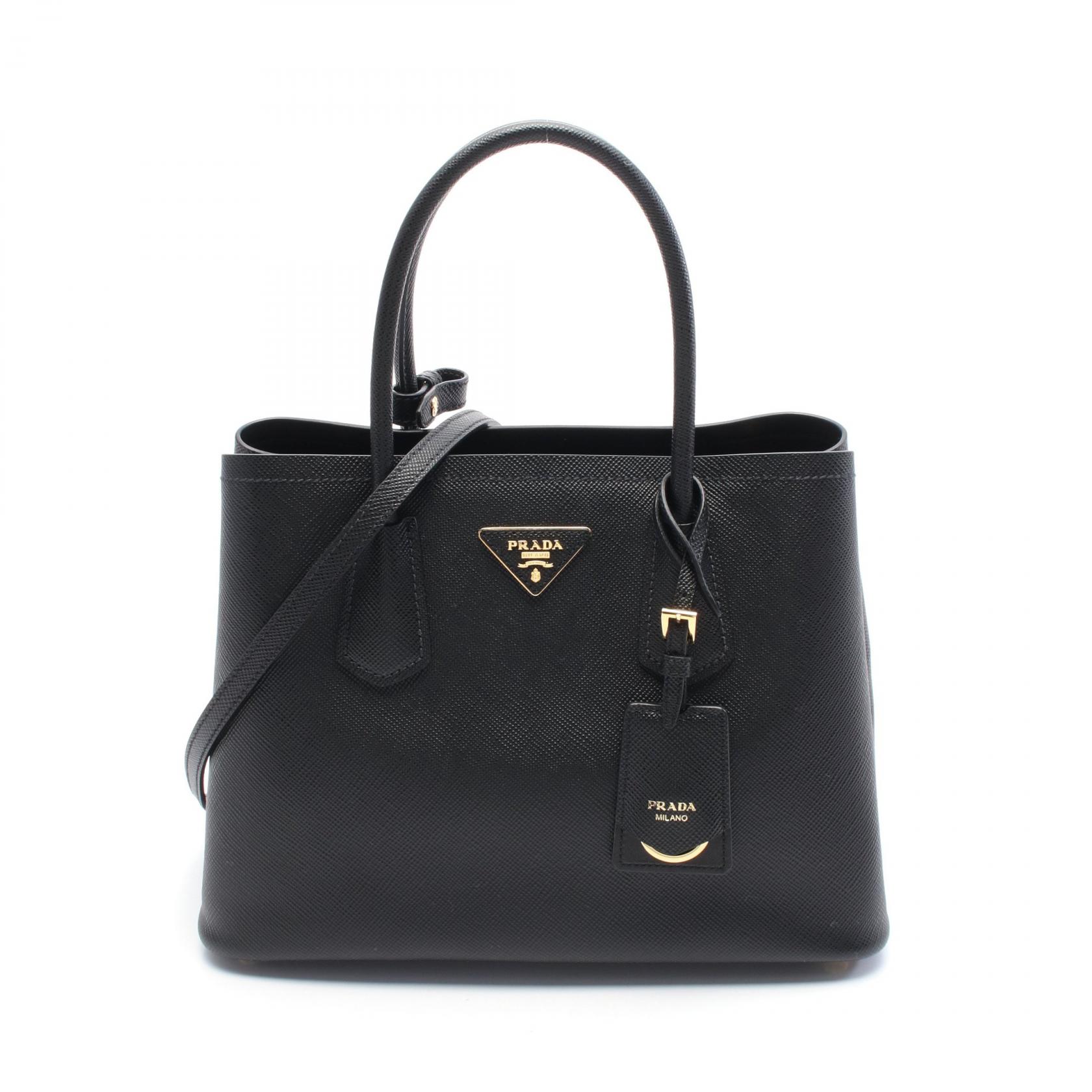 PRADA ガレリア サフィアーノ ブラック トートバッグ 2101218806861_1.jpg
