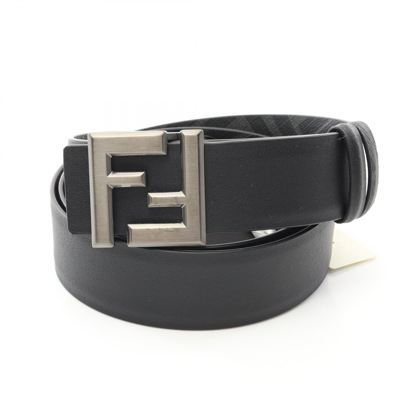 フェンディ メンズ カジュアルベルト 7C0531 ATF9 F1RHD FENDI フェンディ ベルト 7C0531 ATF9 メンズ リバーシブル 無地