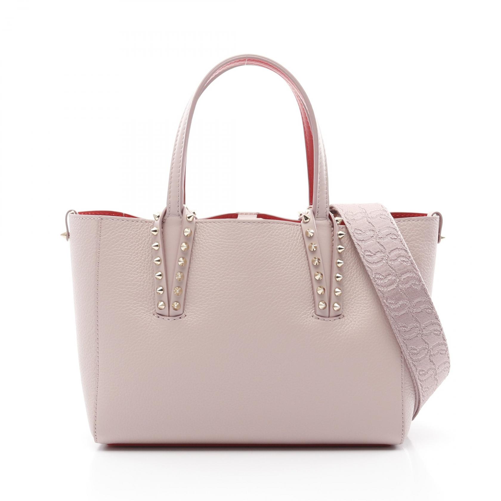 Christian Louboutin レザー バッグ Funky - Crossbody bag - Grained calf leather and spikes