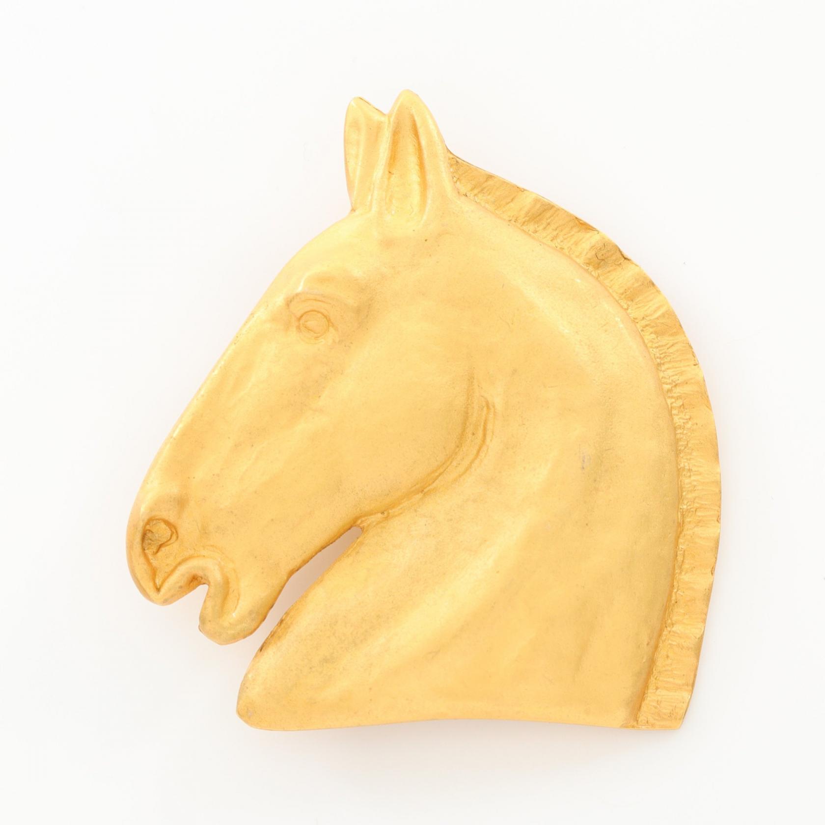 楽天市場】エルメス HERMES ブローチ Hスマイル マットシルバー 金属