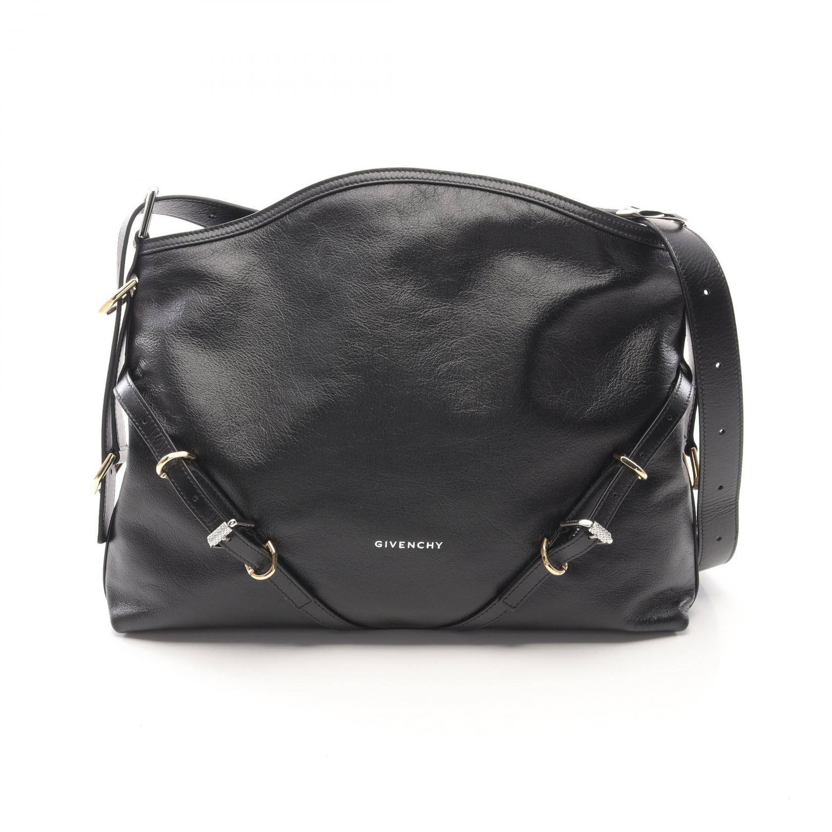【1万円OFFクーポン対象】ジバンシィ GIVENCHY VOYOU ヴォワイユー ミディアム ショルダーバッグ バッグ レザー レディース ブラック系 BB50SSB1Q7001 【新品】