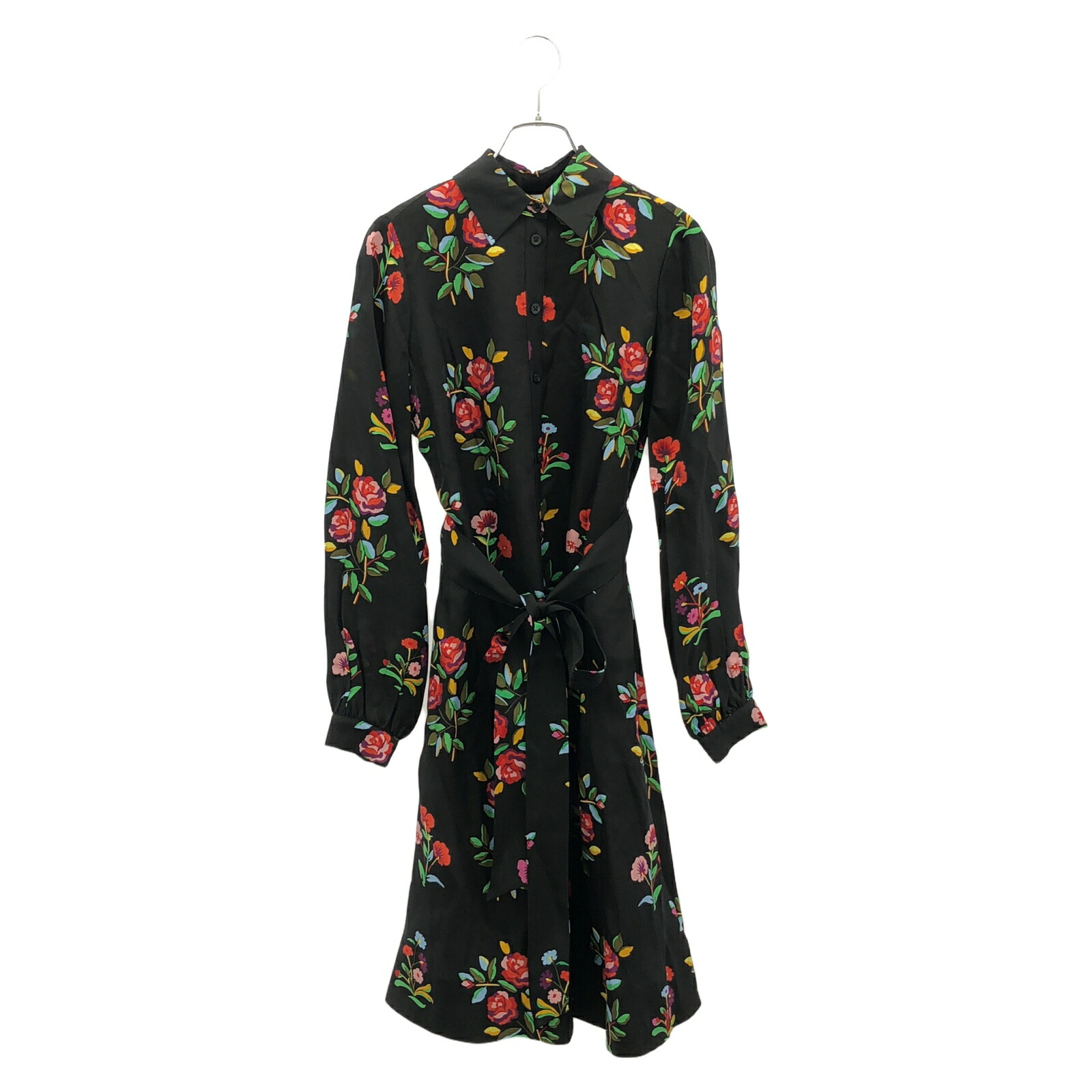 楽天市場】ケイトスペード ワンピース 半袖 ブラック 襟付き レース 黒