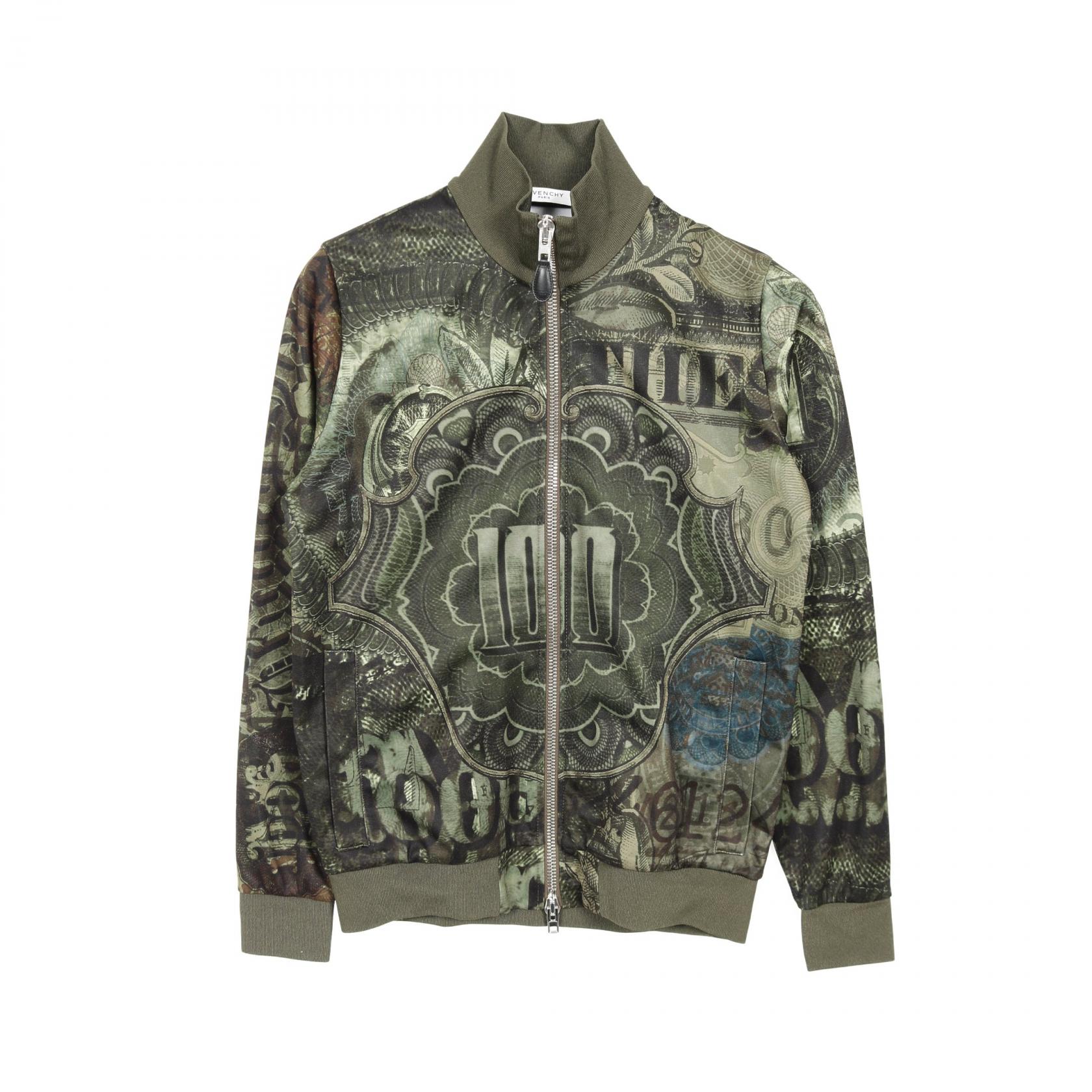 ジバンシィ GIVENCHY ブルゾン 衣料品 アウター ポリエステル メンズ カーキ系 【中古】
