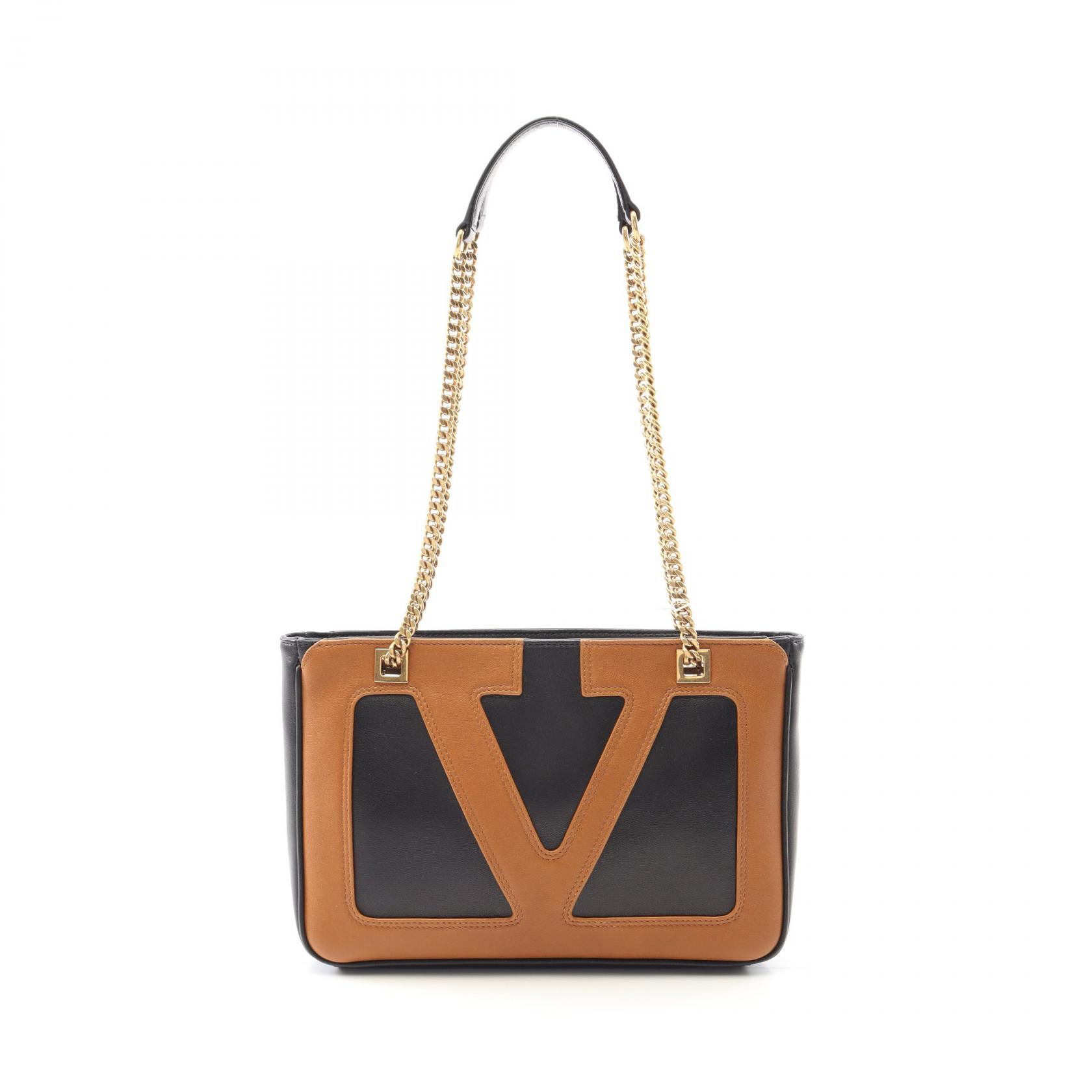 【ポイント5倍｜4/18 0:00～4/20 23:59】ヴァレンチノ Valentino SMALL VIVA SUPERSTAR ショルダーバッグ バッグ レザー レディース ブラック系 / ブラウン系 6W2B0R14PTJRFA 【新品】