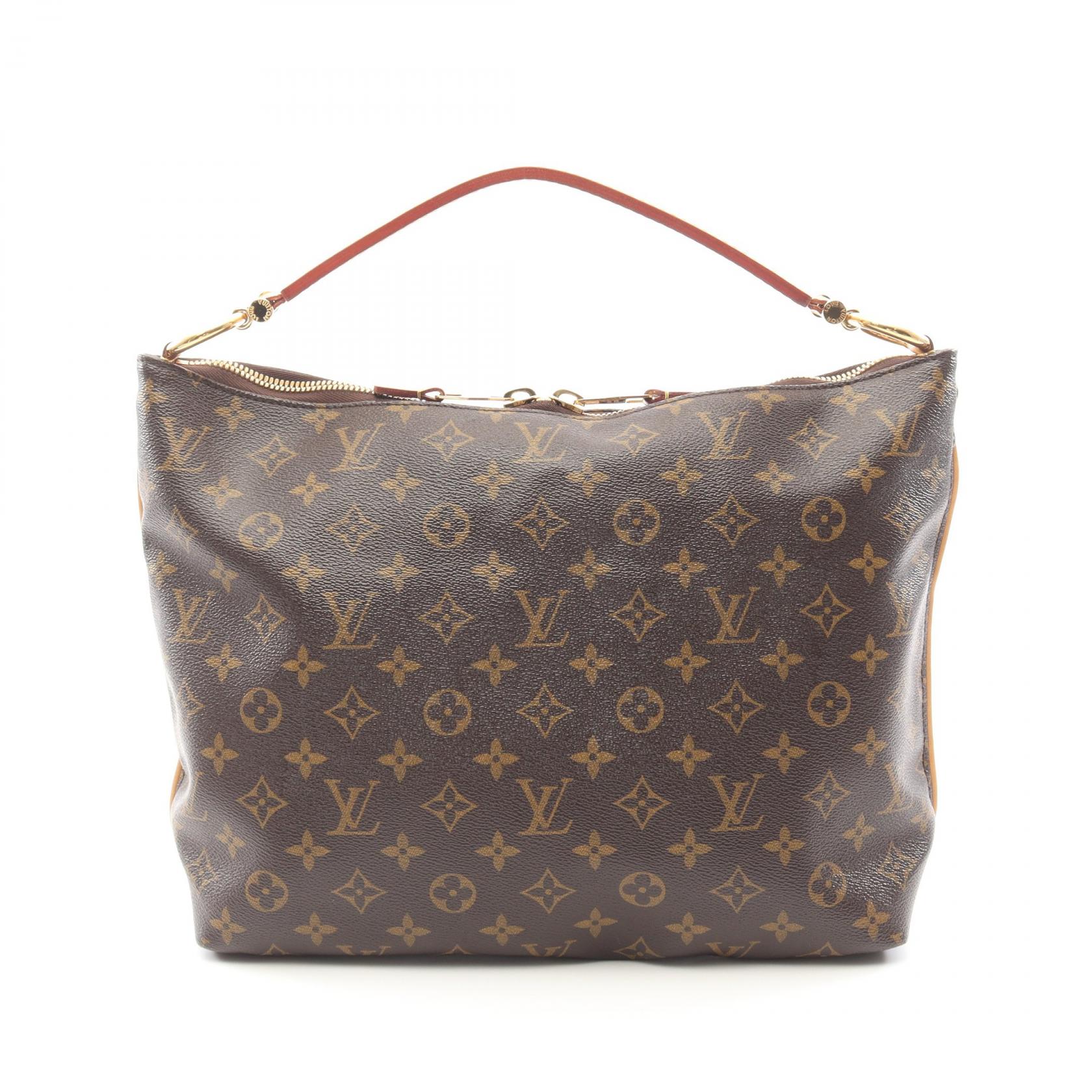 【ポイント5倍｜4/18 0:00～4/20 23:59】ルイ・ヴィトン LOUIS VUITTON シュリPM モノグラム ショルダーバッグ バッグ PVCコーティングキャンバス レザー レディース ブラウン系 M40586 【中古】