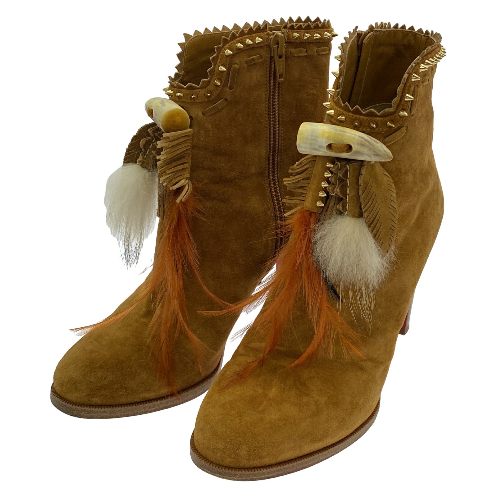 クリスチャン ルブタン OULANBATOR 160 スエード ヒール ブーツ 楽天市場】Christian Louboutin クリスチャンルブタン 3161050