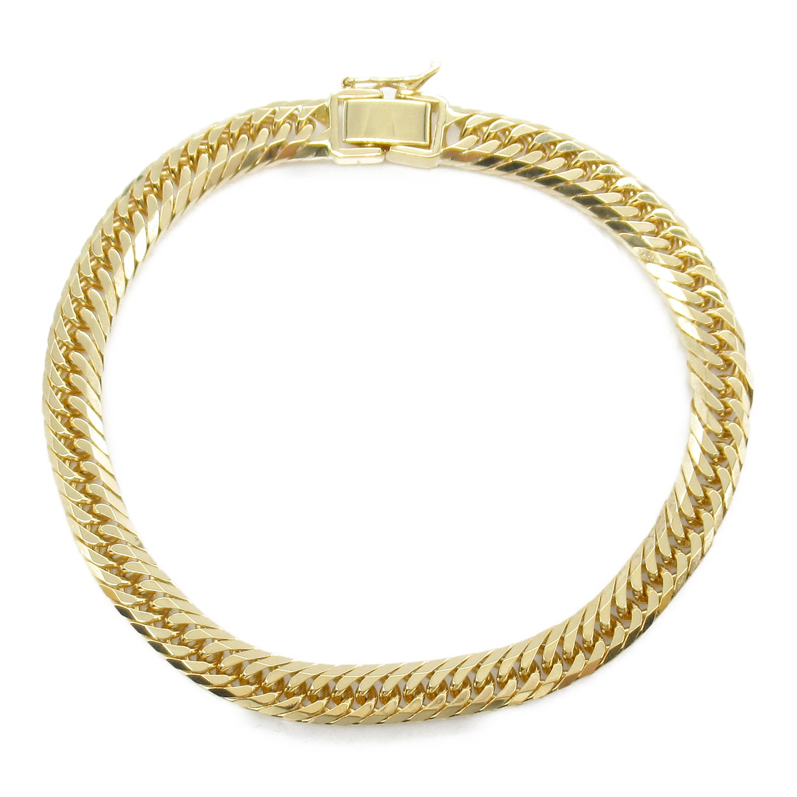 ≪5％OFFクーポン対象＆まとめ買い10%OFF≫ジュエリー JEWELRY 8メンT キヘイブレスレット ブレスレット アクセサリー K18（イエローゴールド） メンズ レディース ゴールド系 8ﾒﾝT 20.6g 【新品】
