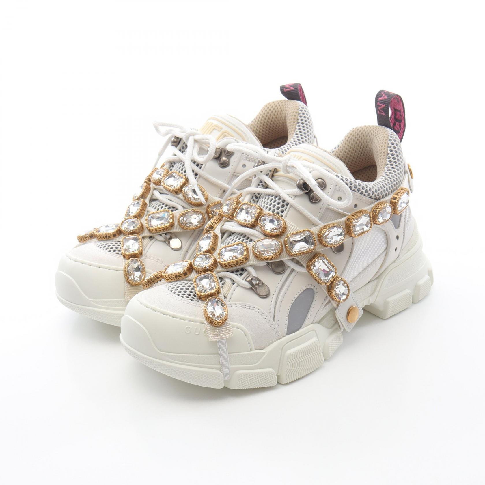 楽天市場】グッチ GUCCI スニーカー ラインストーンベルト付き