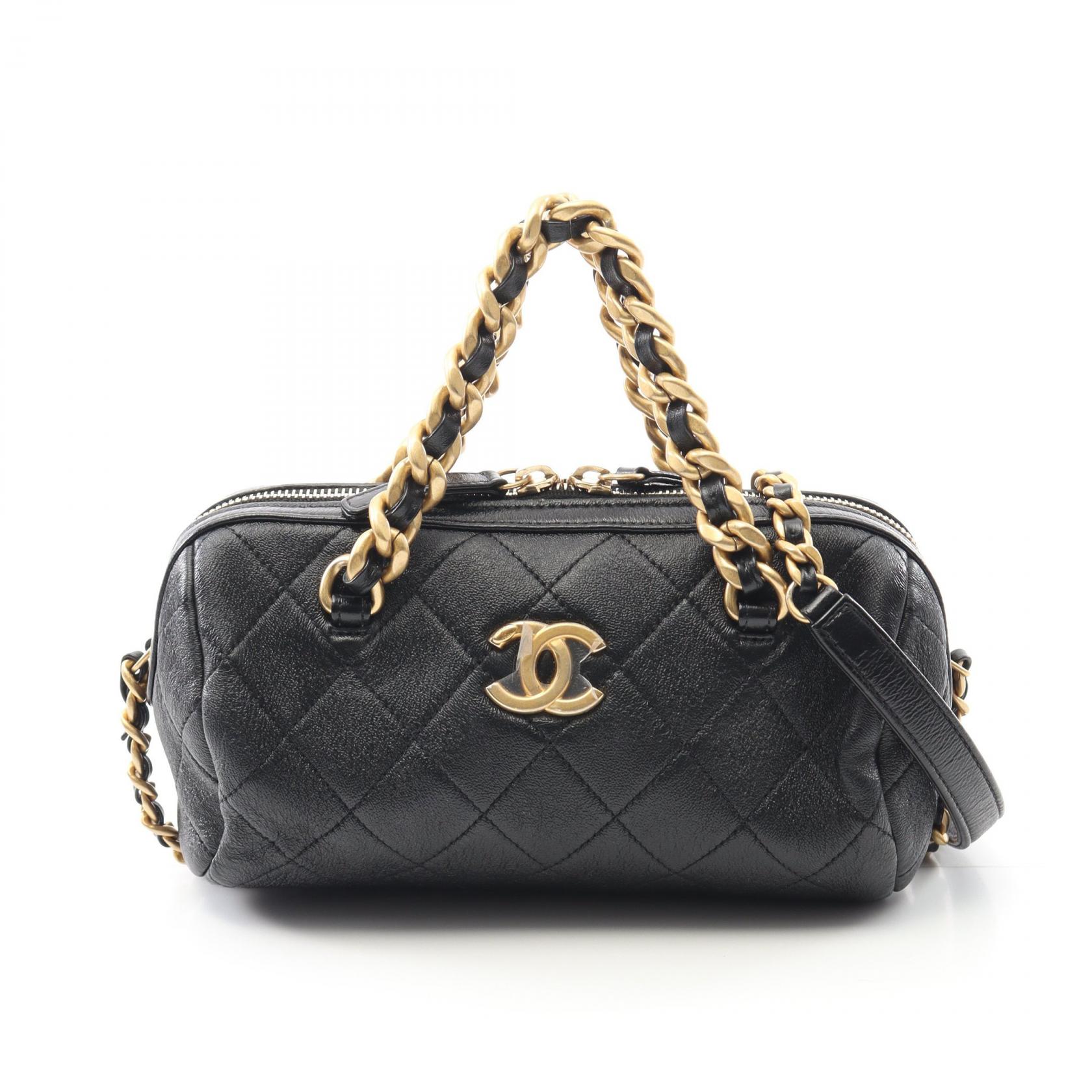 シャネル レザー マトラッセ ボウリングバッグ A31575 楽天市場】CHANEL シャネル ラグジュアリーライン ココマーク