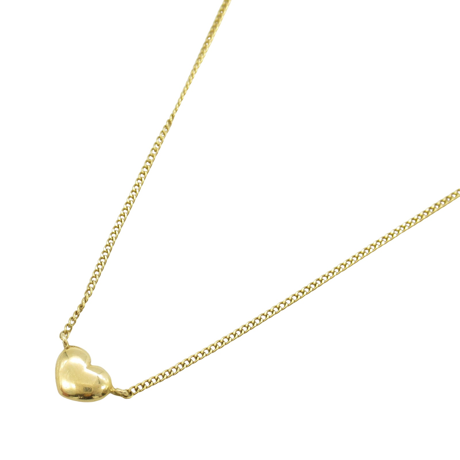 楽天市場】4℃ ヨンドシー ハートモチーフネックレス K10 イエロー