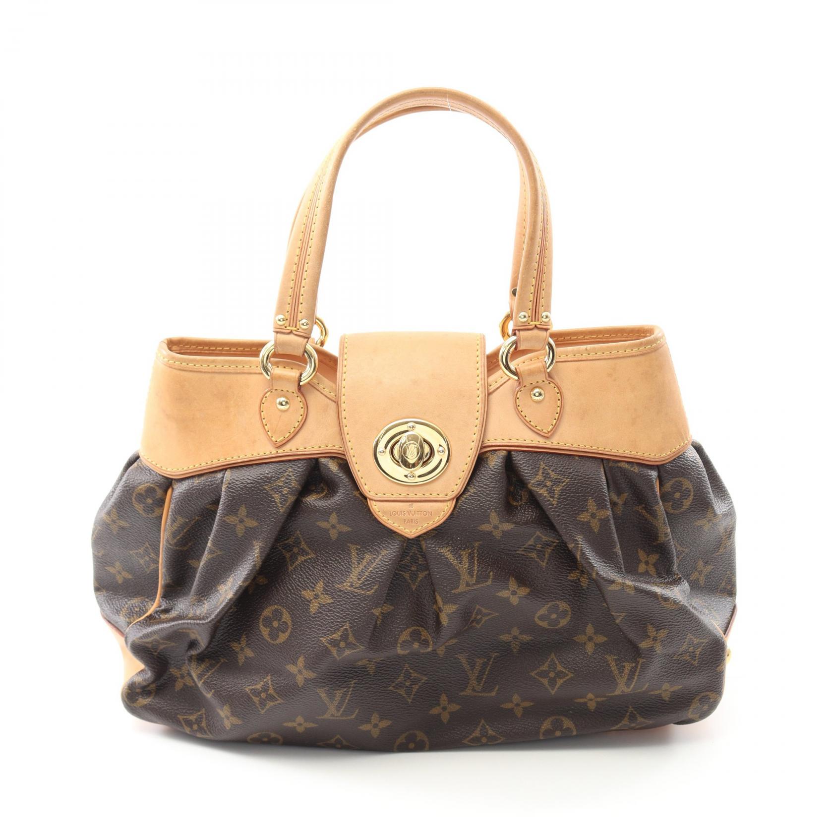 【5千円OFFクーポン対象】ルイ・ヴィトン LOUIS VUITTON ボエシPM ハンドバッグ バッグ PVCコーティングキャンバス レザー モノグラム レディース ブラウン系 M45715 【中古】