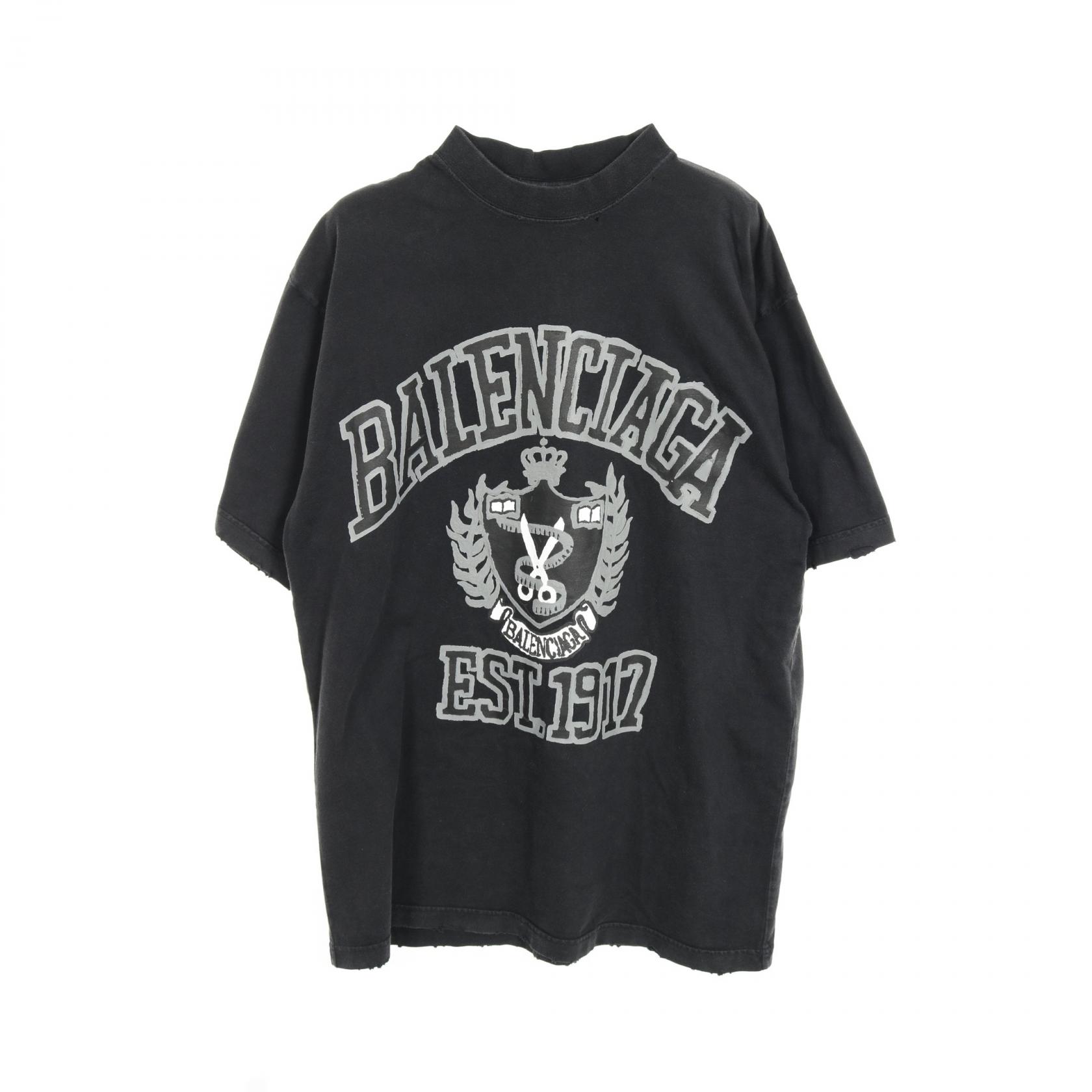 トップス BALENCIAGA Paris-embroidered Balenciaga Paris Flag Logo Embroidery Super Rarely | Depop