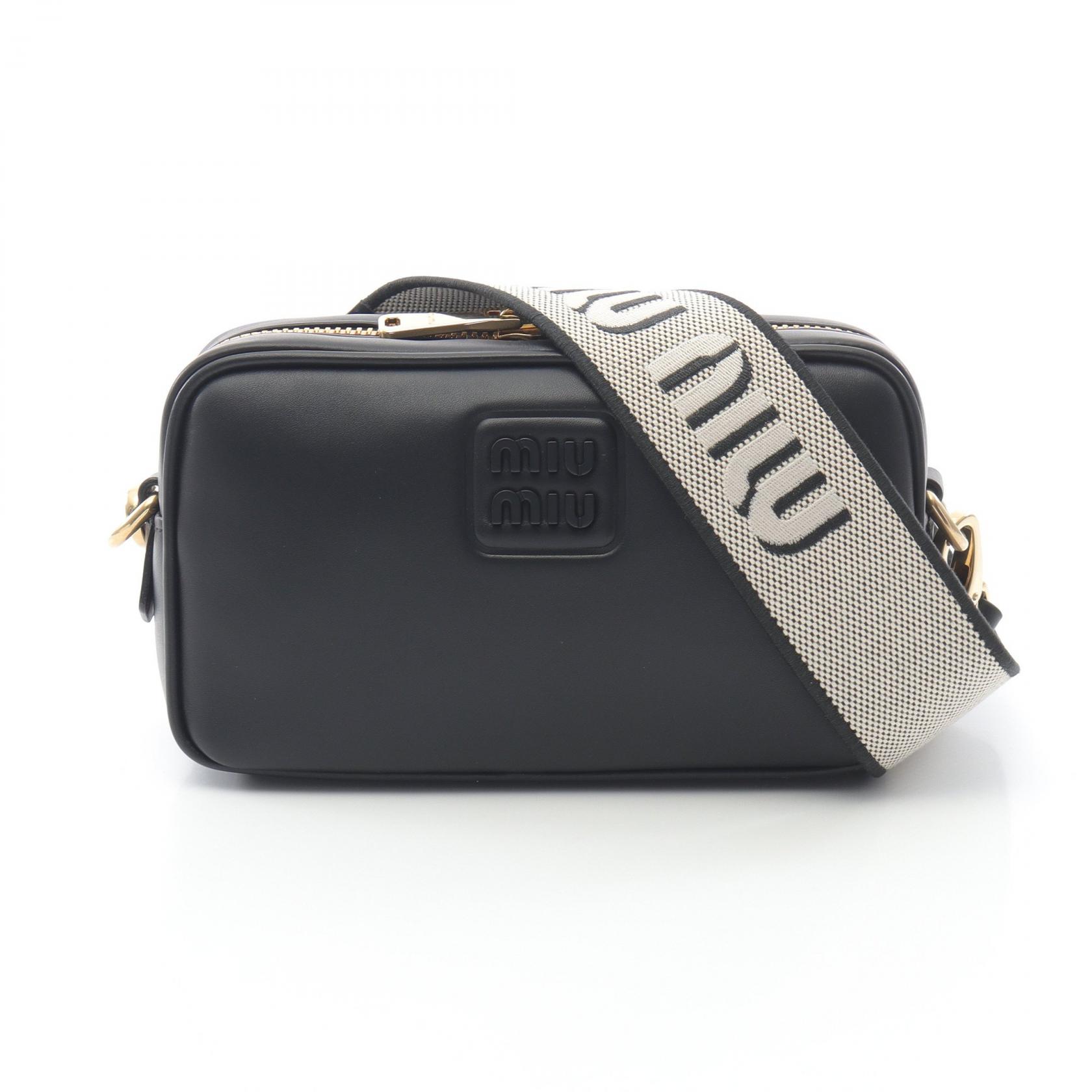 ミュウ ミュウ Miu Miu ショルダーバッグ バッグ レザー レディース ブラック系 5BH2252F8KF0002 【新品】