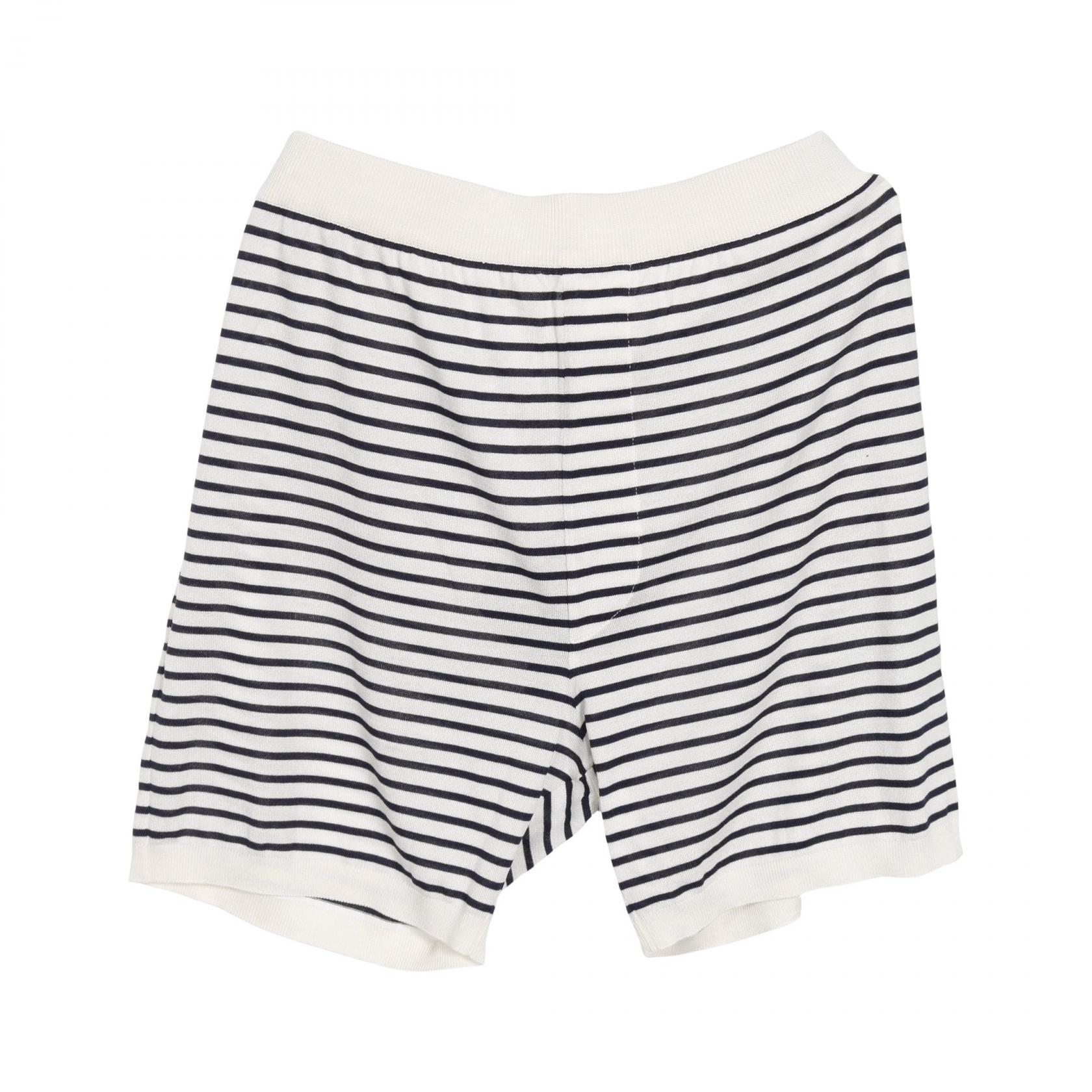 ≪5%OFFクーポン＆まとめ買い10% ～7/26 9:59〆≫プラダ PRADA パンツ 衣料品 ボトムス シルク コットン メンズ ホワイト系 / ネイビー系 【中古】｜BRANDOFF TOKYO