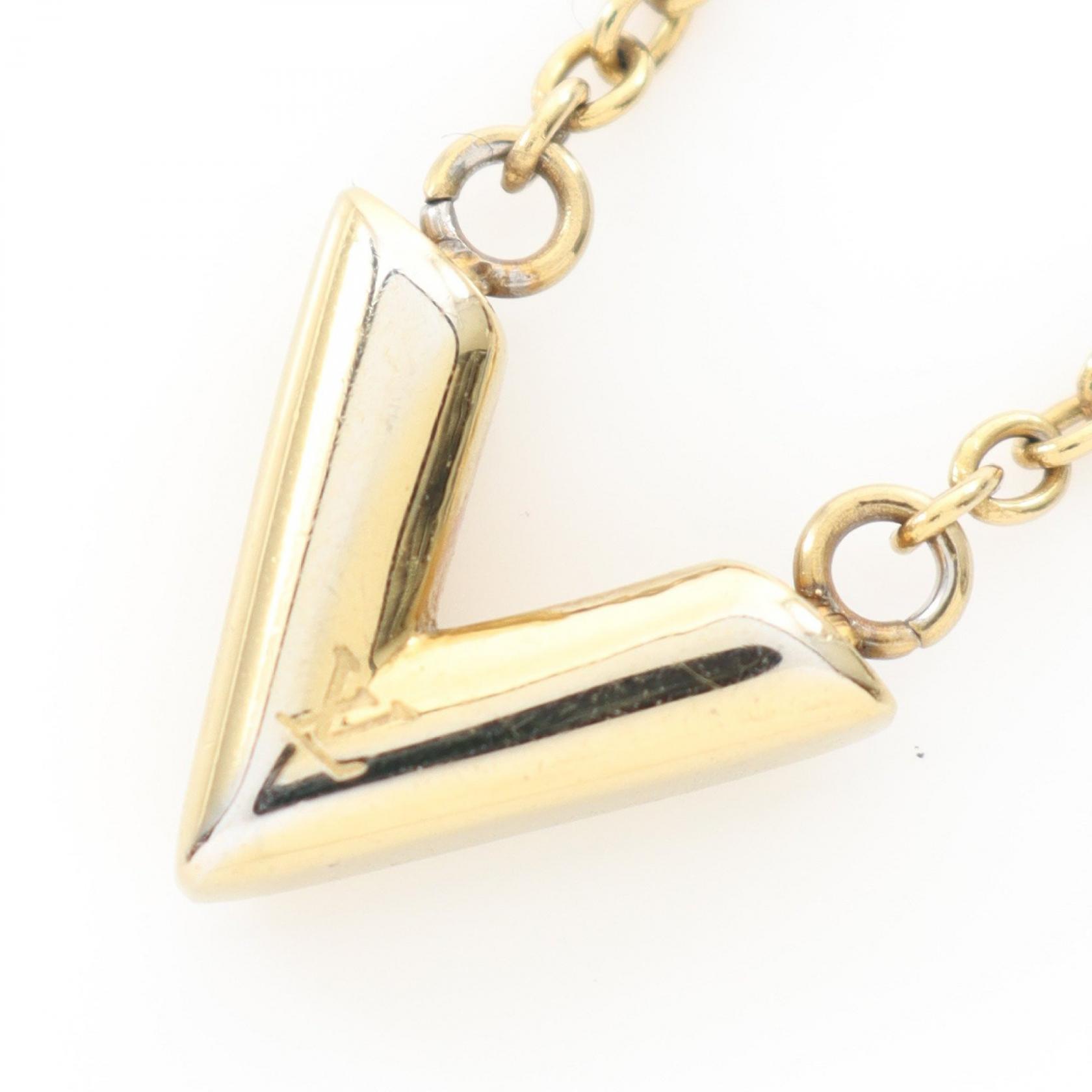 限定値下げ新品　LOUIS VUITTON エッセンシャルV ゴールドネックレス 楽天市場】【新品】 ルイヴィトン ネックレス エセンシャル V メタル