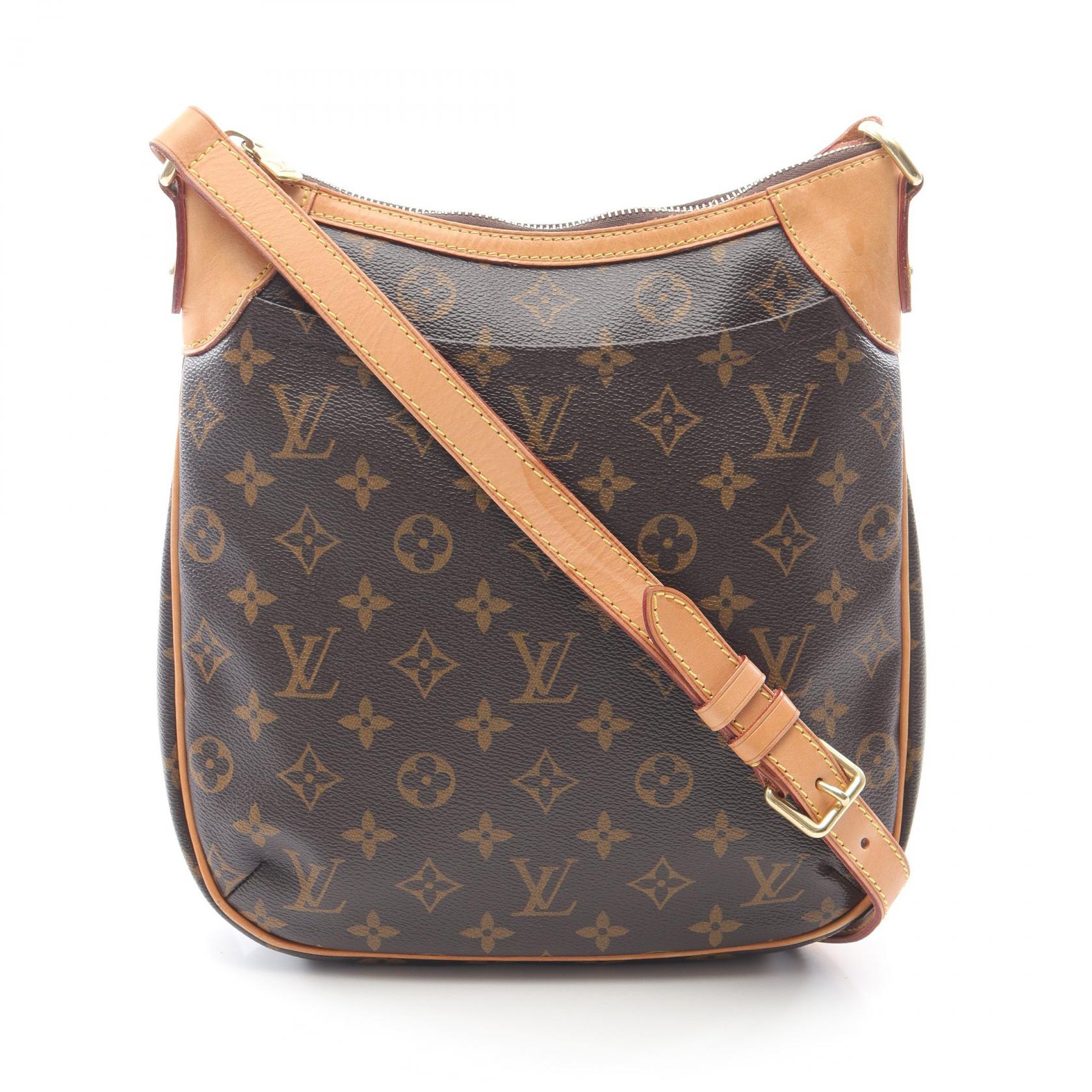 【ポイント5倍|4/18 0:00~4/20 23:59】ルイ・ヴィトン LOUIS VUITTON オデオンPM ショルダーバッグ バッグ PVCコーティングキャンバス レザー モノグラム レディース ブラウン系 M56390 【中古】
