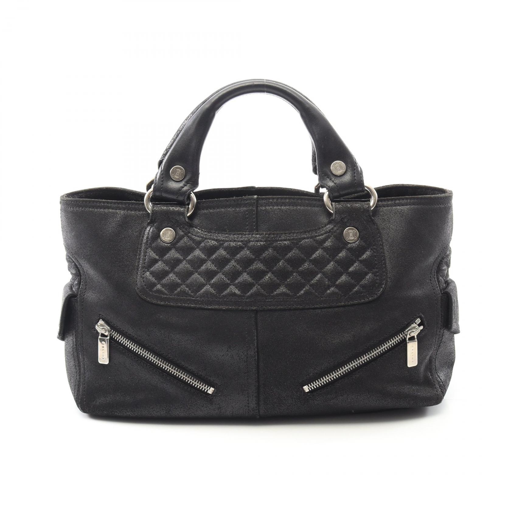 【CELINE】ハンドバッグ　ブギーバッグ　ボタニカル柄　ゴールド金具. CELINE】ハンドバッグ ブギーバッグ ボタニカル柄 ゴールド金具