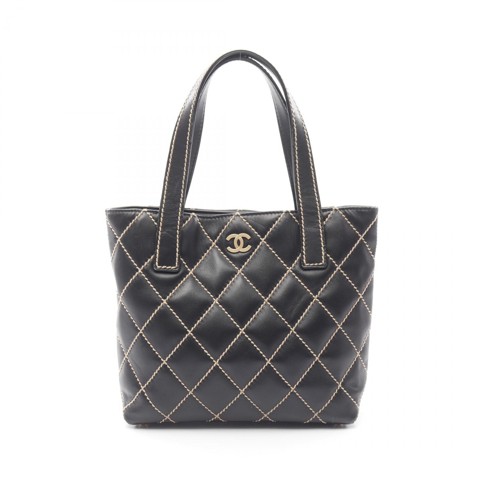 楽天市場】シャネル・CHANEL ワイルドステッチ トートバッグ