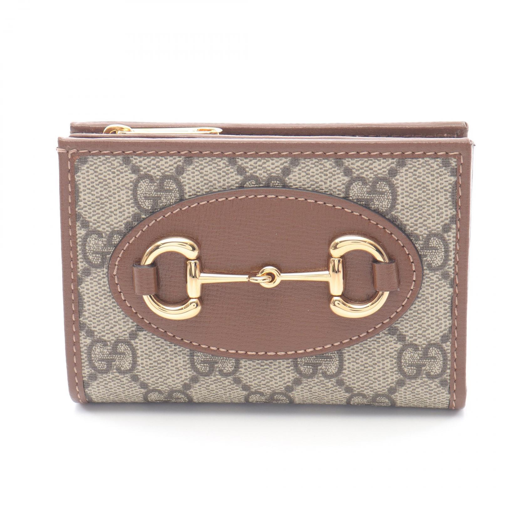 楽天市場】グッチ GUCCI ホースビット 1955 GGスプリーム 二つ折り財布
