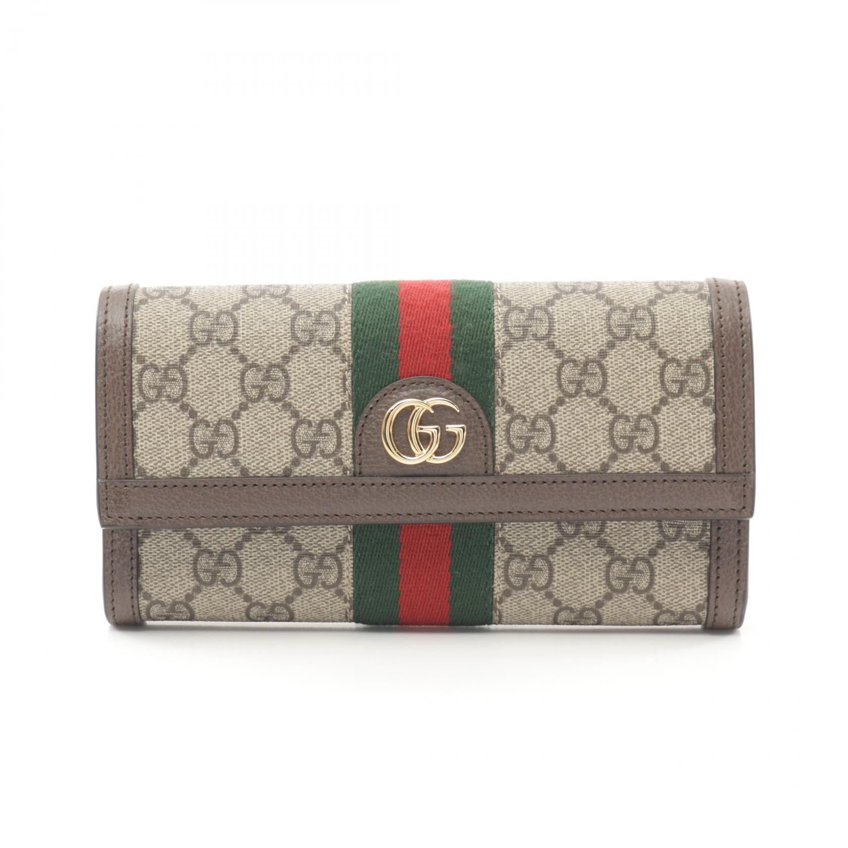 GUCCI グッチ オフィディア　GGコンチネンタルウォレット　長財布　PVC グッチ/長財布/オフィディアGGコンチネンタルウォレット