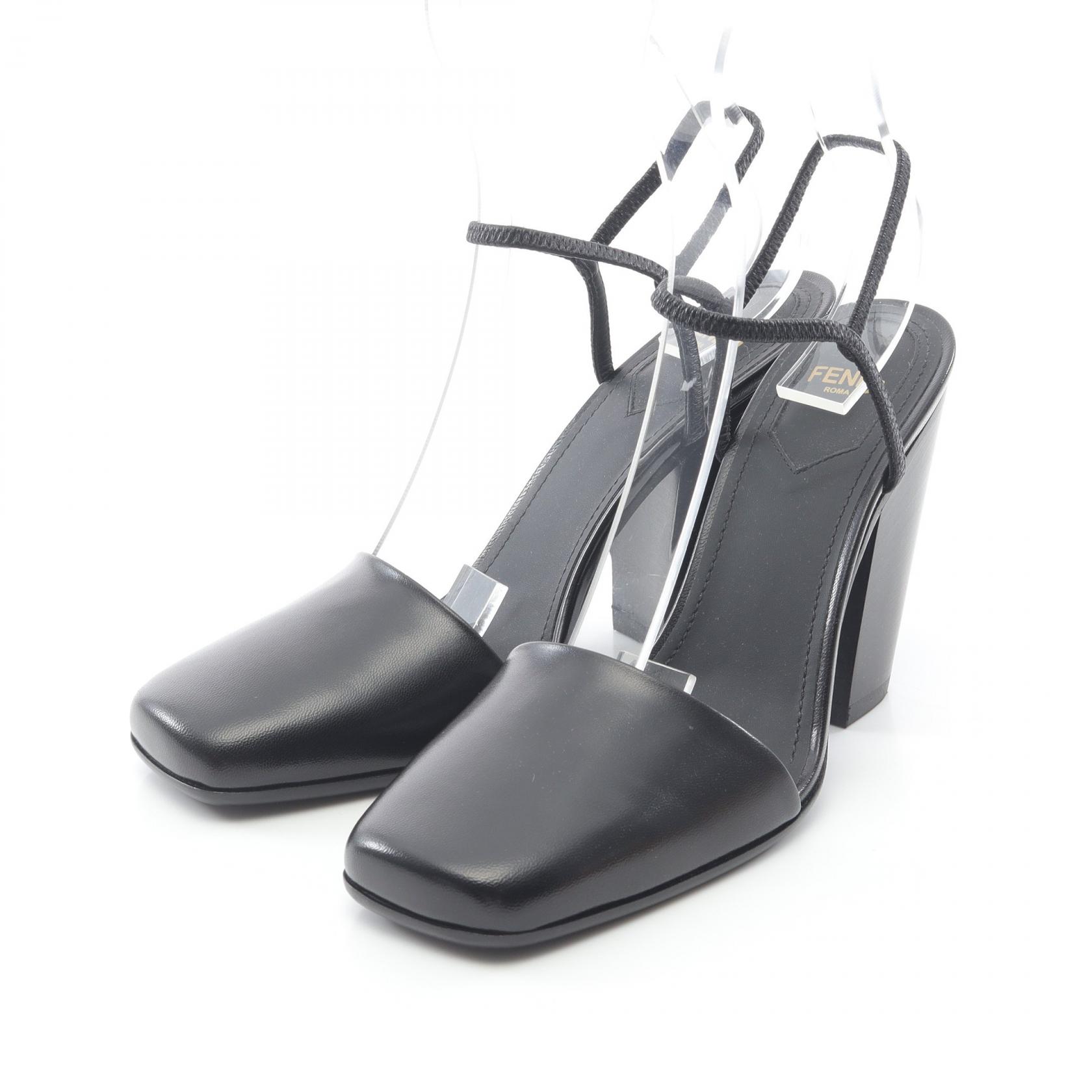 楽天市場】フェンディ FENDI ミュール 靴 レザー レディース ブラック