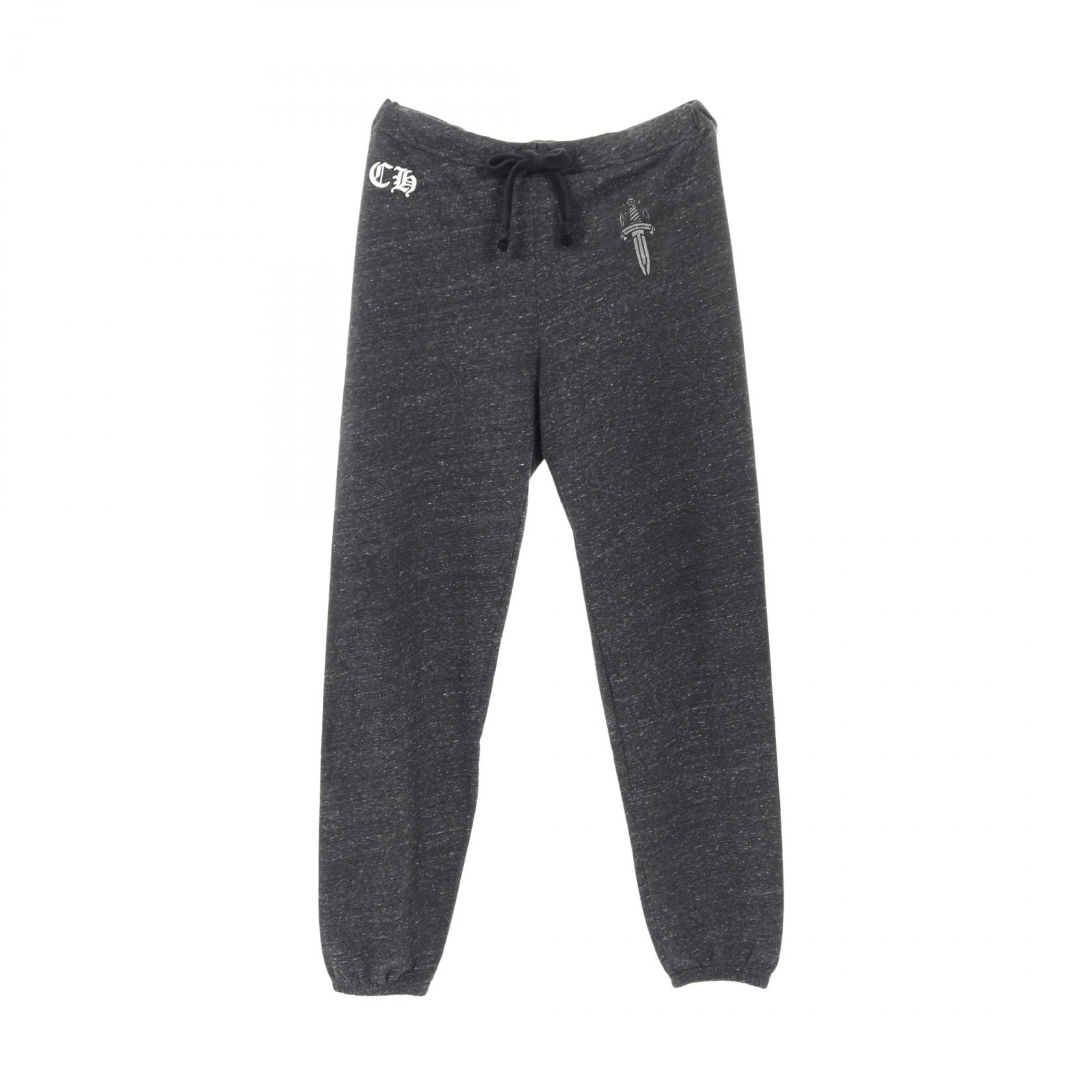 ≪5%OFFクーポン&まとめ買い10% ~7/26 9:59〆≫クロムハーツ CHROME HEARTS ダガープリント パンツ 衣料品 ボトムス コットン ポリエステル メンズ グレー系 【中古】|BRANDOFF TOKYO