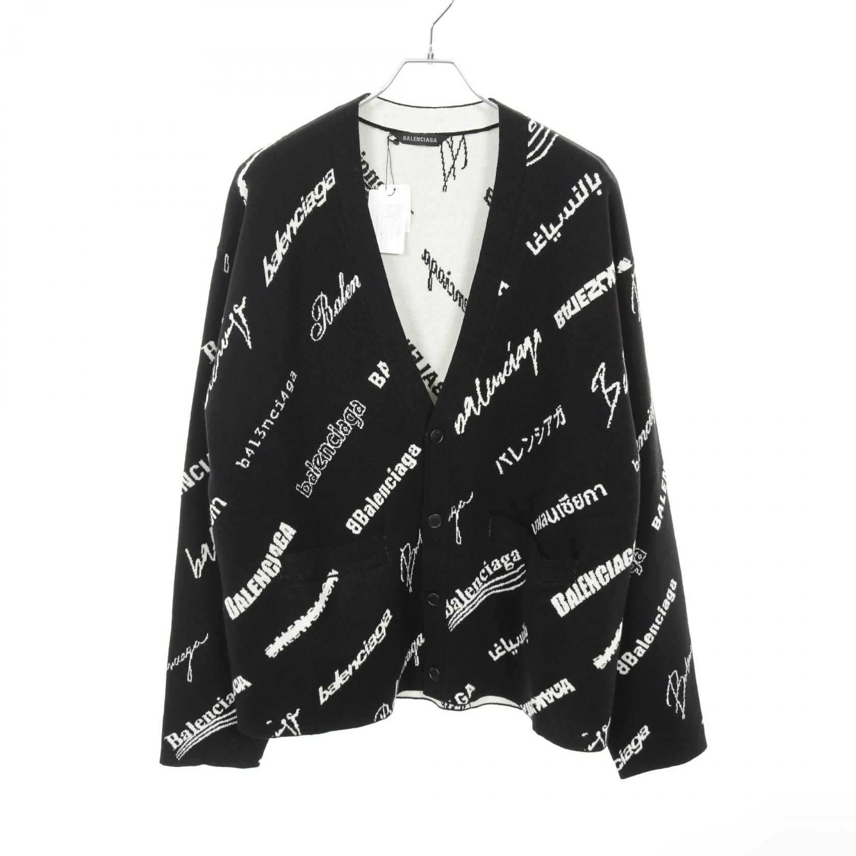 バレンシアガ スポーツ 90s オールド ニットカーディガン　パープル　L BALENCIAGA（バレンシアガ） | カーディガンの古着・中古通販