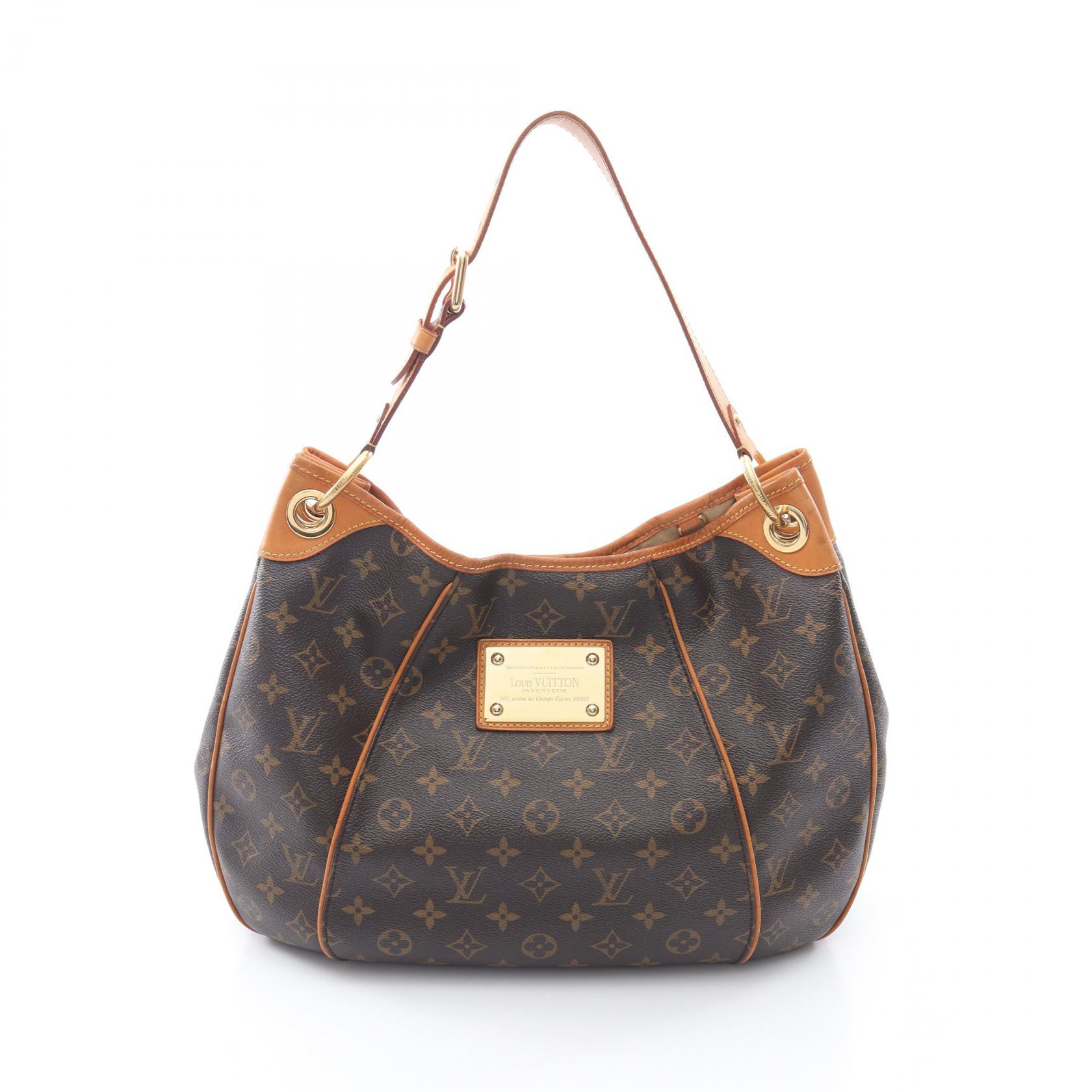 ≪5％OFFクーポン対象＆まとめ買い10%OFF≫ルイ・ヴィトン LOUIS VUITTON ガリエラPM ショルダーバッグ バッグ PVCコーティングキャンバス レザー モノグラム レディース ブラウン系 M56382 【中古】