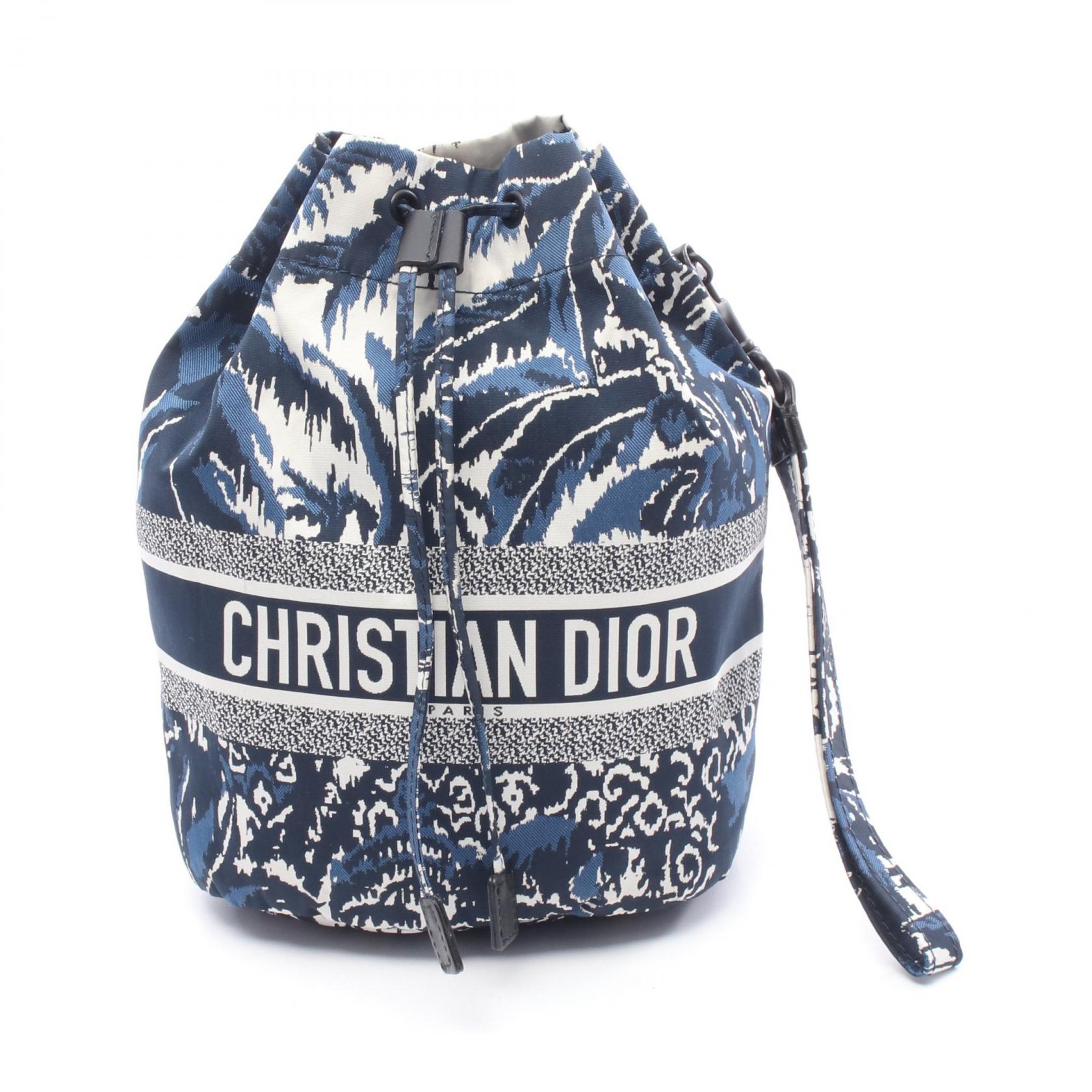 クリスチャンディオール　トロッター　バニティポーチ　小物入れ　ヴィンテージ. Christian Dior クリスチャンディオール トロッター柄 ポーチ