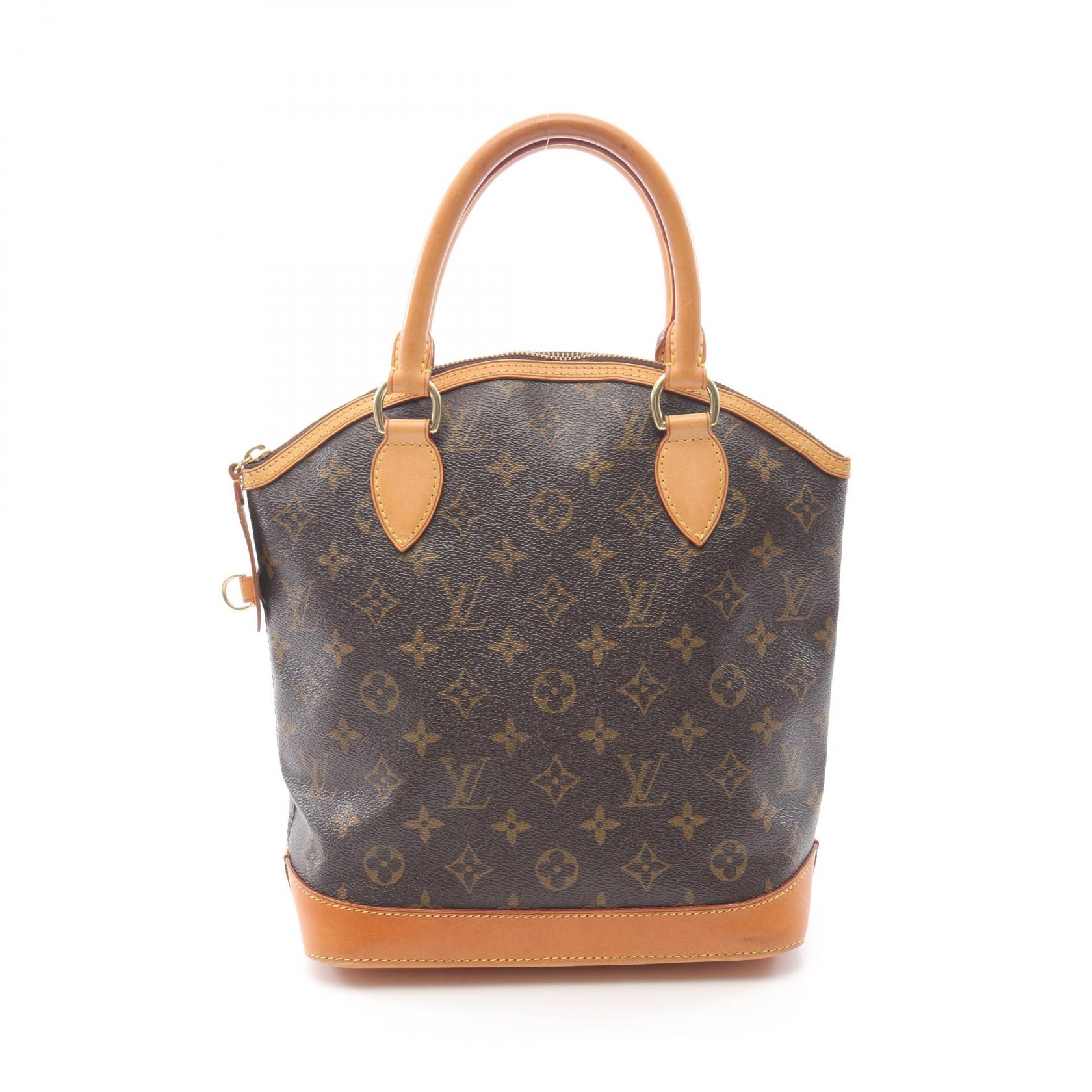 ≪5％OFFクーポン対象＆まとめ買い10%OFF≫ルイ・ヴィトン LOUIS VUITTON ロックイット ハンドバッグ バッグ PVCコーティングキャンバス レザー モノグラム レディース ブラウン系 M40102 【中古】 69,300円
