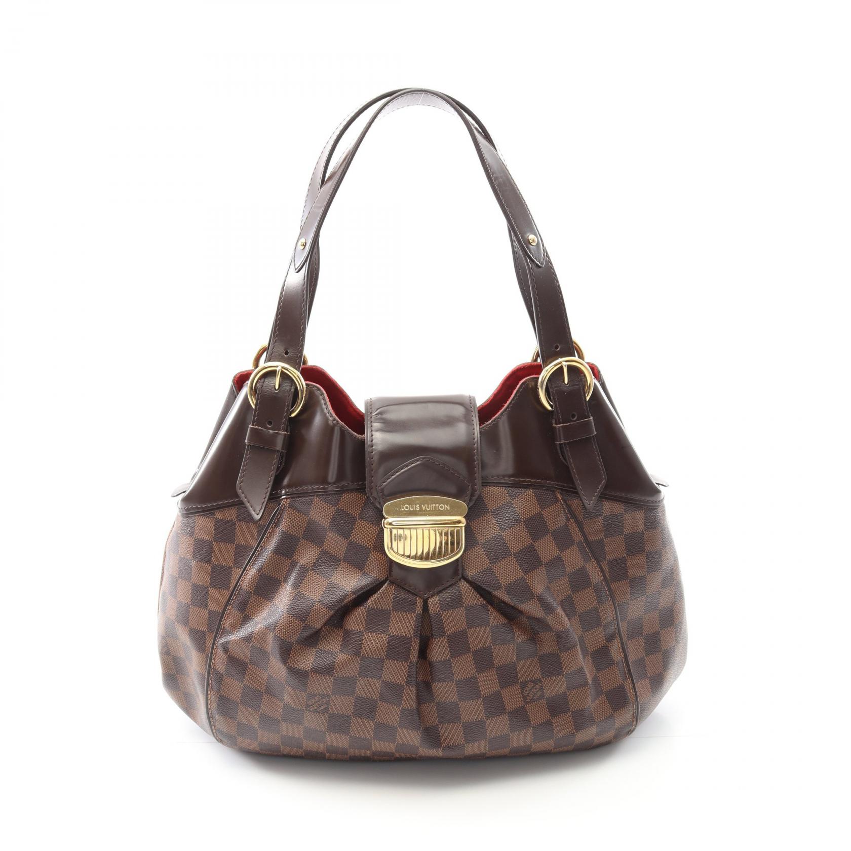 【5千円OFFクーポン対象】ルイ・ヴィトン LOUIS VUITTON システィナGM ハンドバッグ バッグ PVCコーティングキャンバス レザー ダミエ レディース ブラウン系 N41540 【中古】 75,350円