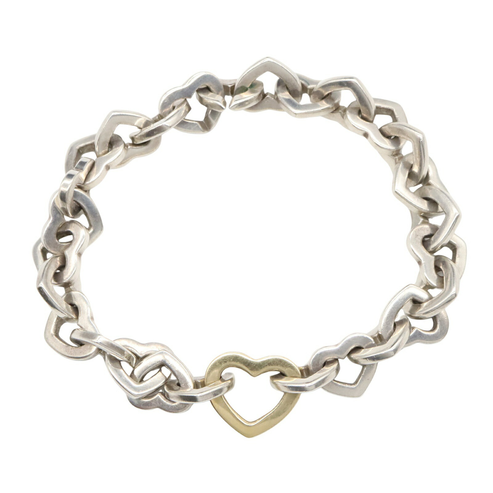 ◇ティファニー◇新品仕上済 ハートリンク ブレスレット 925 750 ブランド 楽天市場】ティファニー ブレスレット レディース ハートリンク