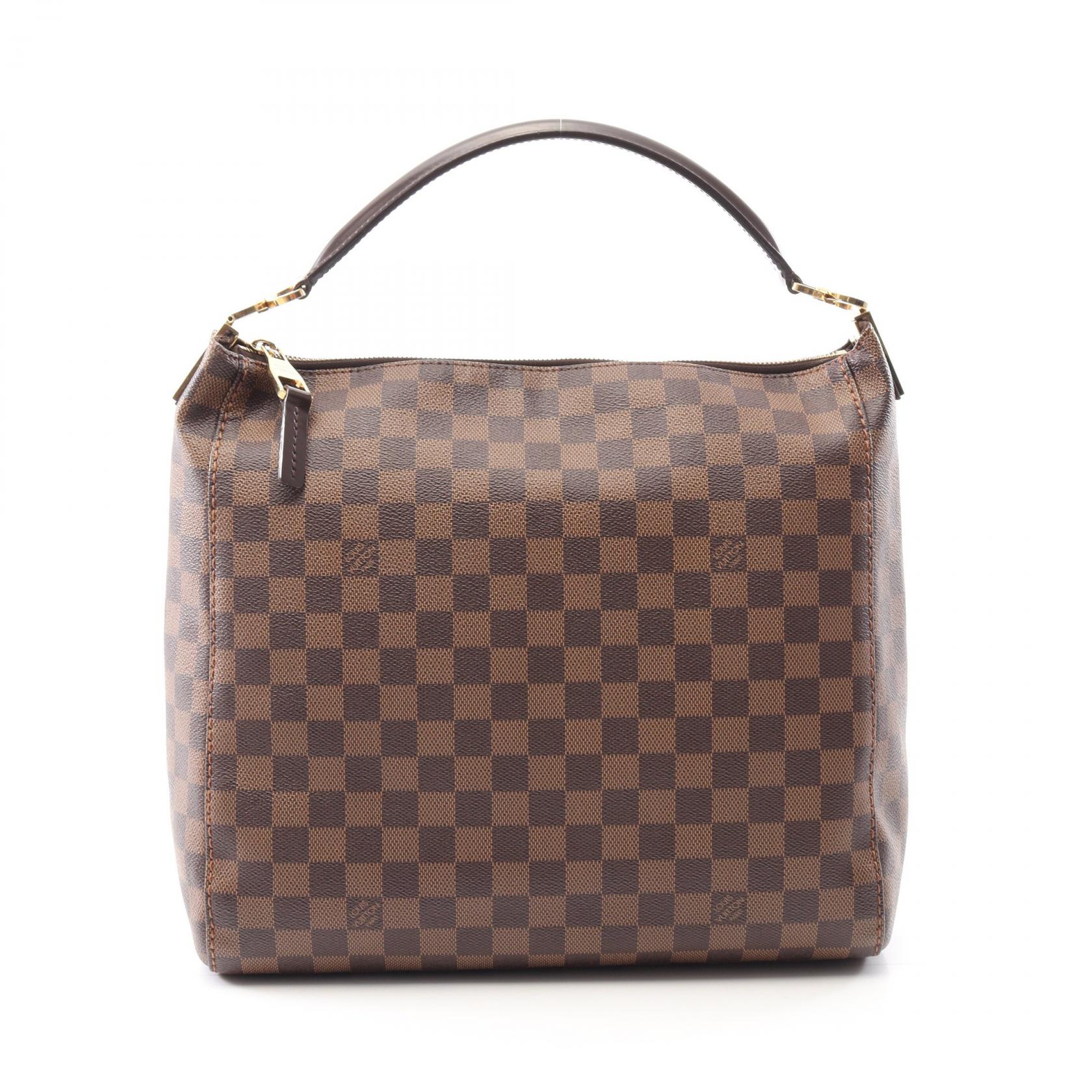 ≪5%OFFクーポン&まとめ買い10% ~7/26 9:59〆≫ルイ・ヴィトン LOUIS VUITTON ポートペローPM ショルダーバッグ バッグ PVCコーティングキャンバス レザー ダミエ レディース ブラウン系 N41184 【中古】|BRANDOFF TOKYO