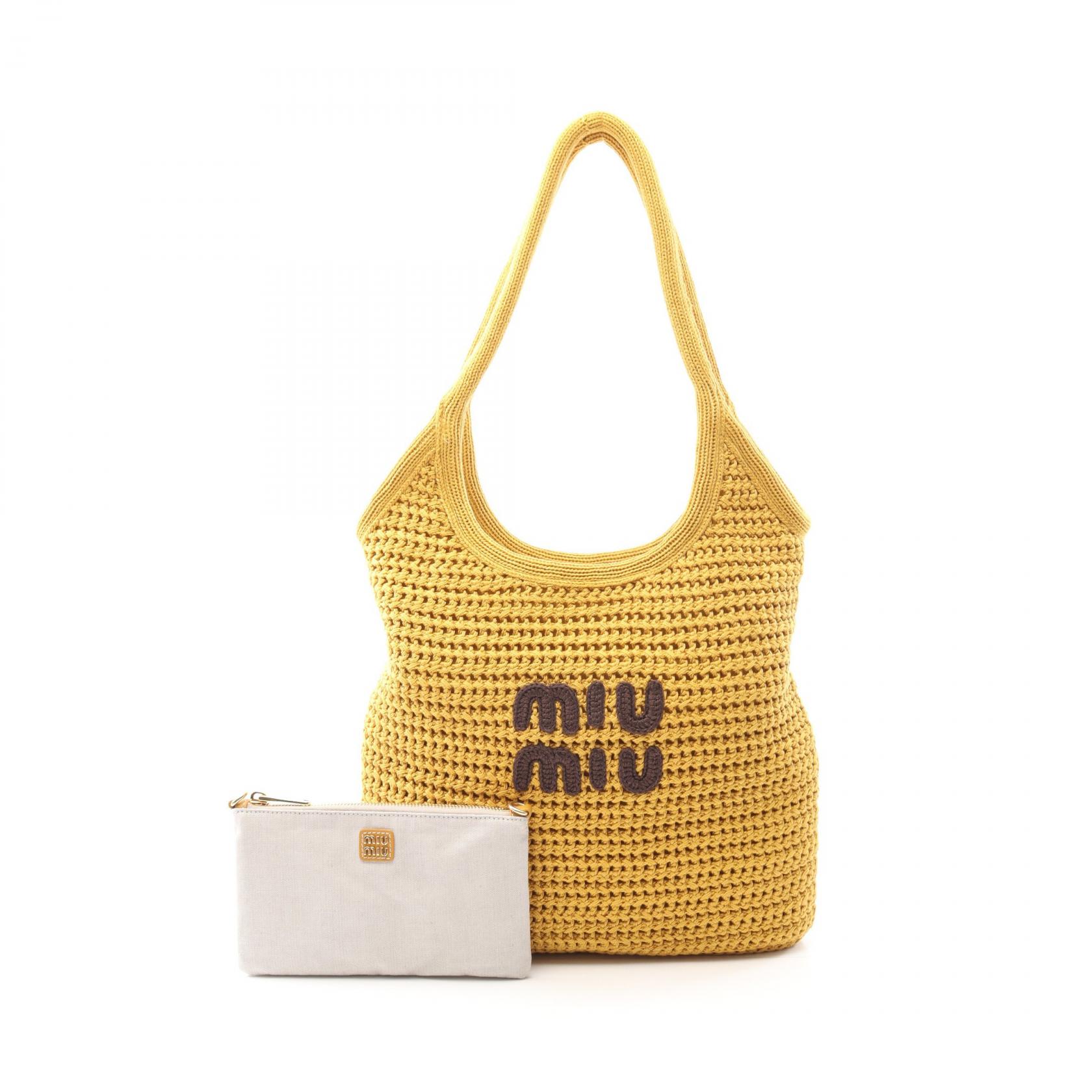 楽天市場】MiuMiu ミュウミュウ パデッドナイロン トートバッグ