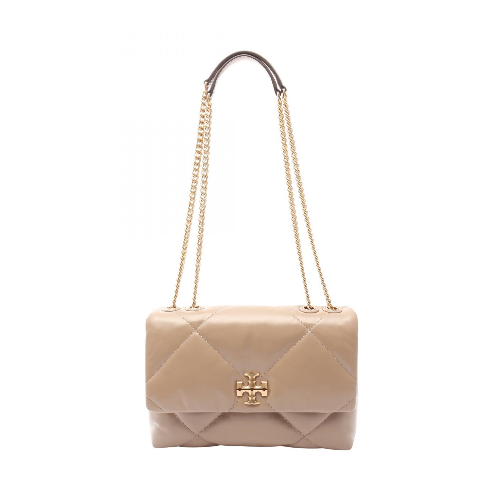 ≪5％OFFクーポン対象＆まとめ買い10%OFF≫トリーバーチ Tory Burch キラ ショルダーバッグ バッグ レザー レディース ベージュ系 154704250 【新品】