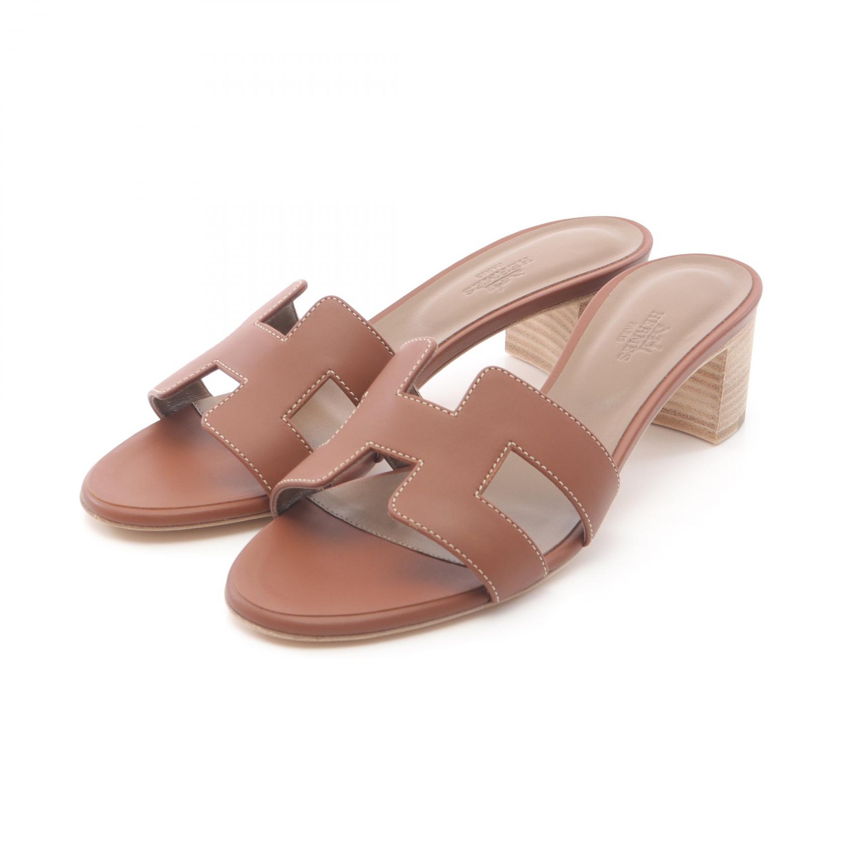 HERMES エルメス　オアジス　オアシス　36 ピンク　ミンク　ファー HERMES ファーサンダル ピンク HERMES エルメス オアジス