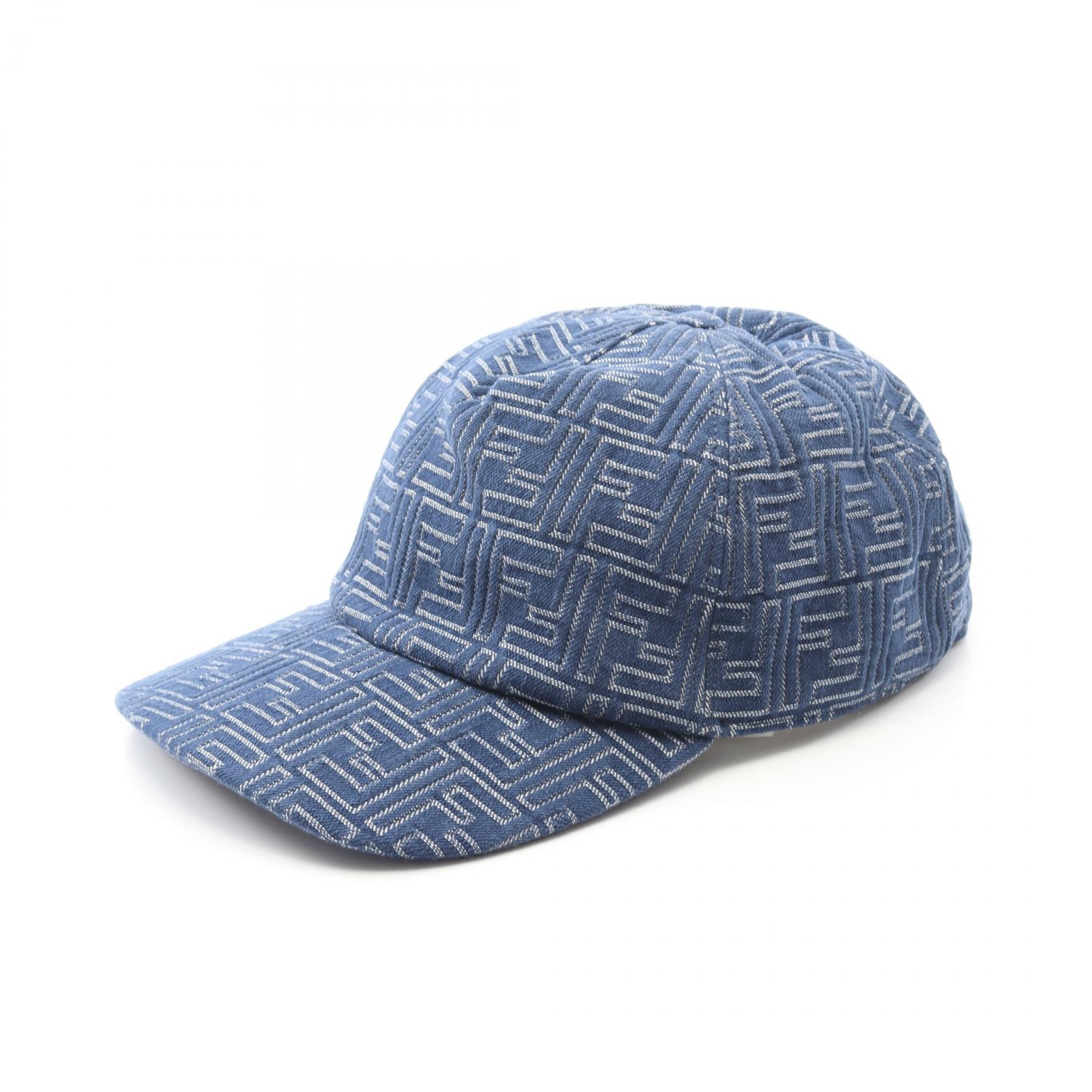 ≪5%OFFクーポン＆まとめ買い10% ～7/26 9:59〆≫フェンディ FENDI FFロゴ キャップ 帽子 デニム メンズ ブルー系 FXQ768AV93F0RBB 【新品】｜BRANDOFF TOKYO