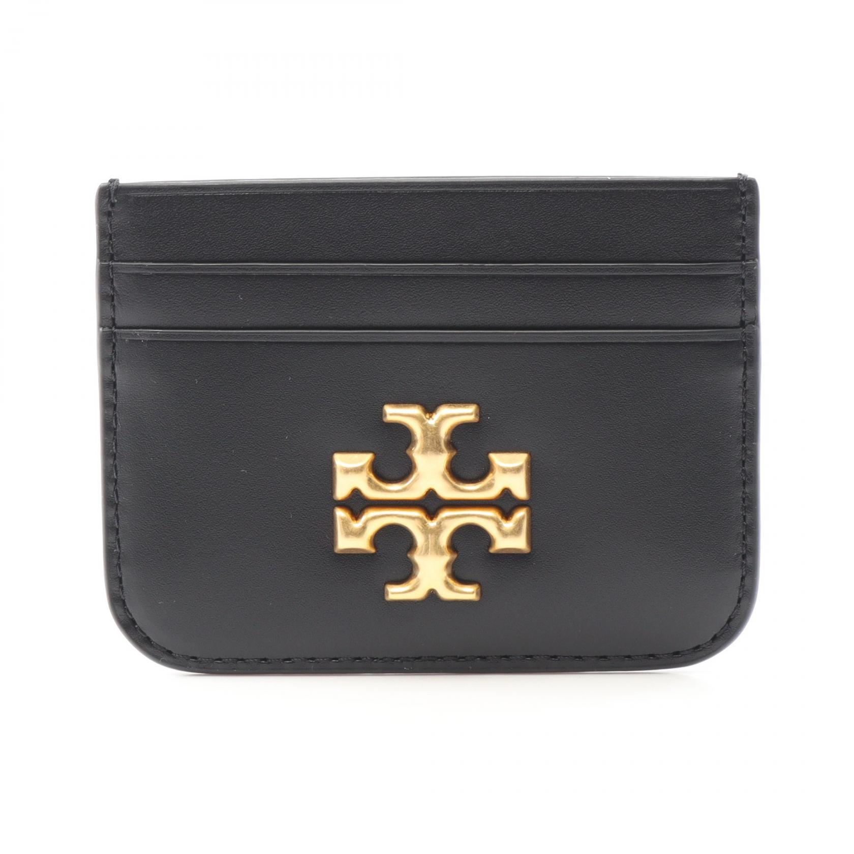 【ポイント5倍｜4/18 0:00～4/20 23:59】トリーバーチ Tory Burch ELENOR エレノア カードケース アクセサリー レザー レディース ブラック系 86346001 【新品】