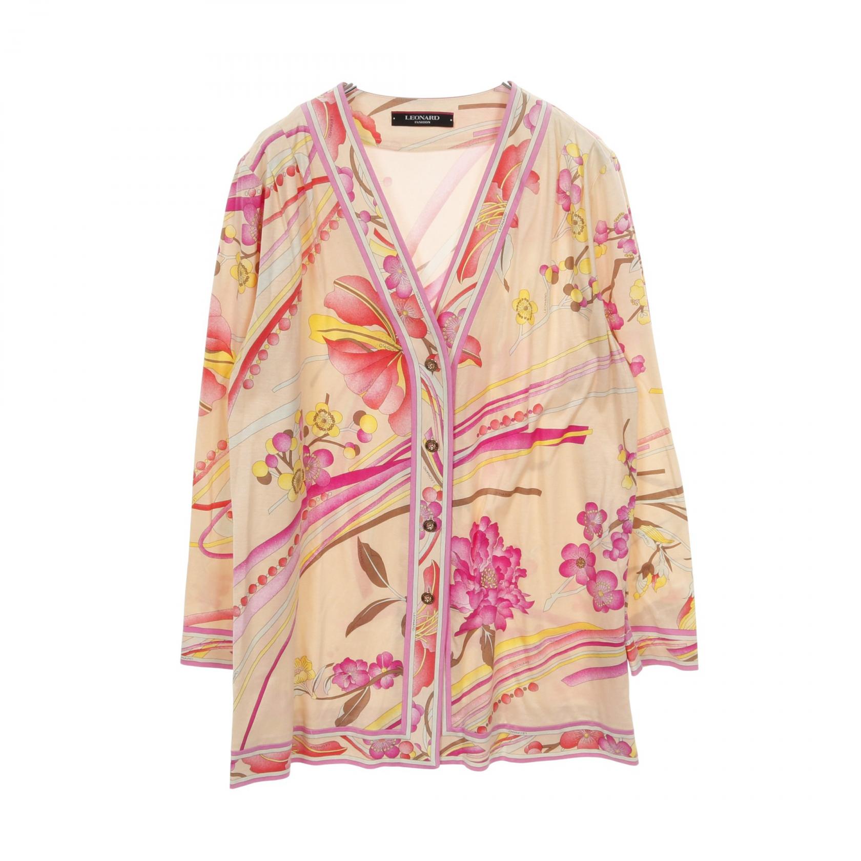 楽天市場】LEONARD レオナール 0329102 シルク混ウール 金ボタン